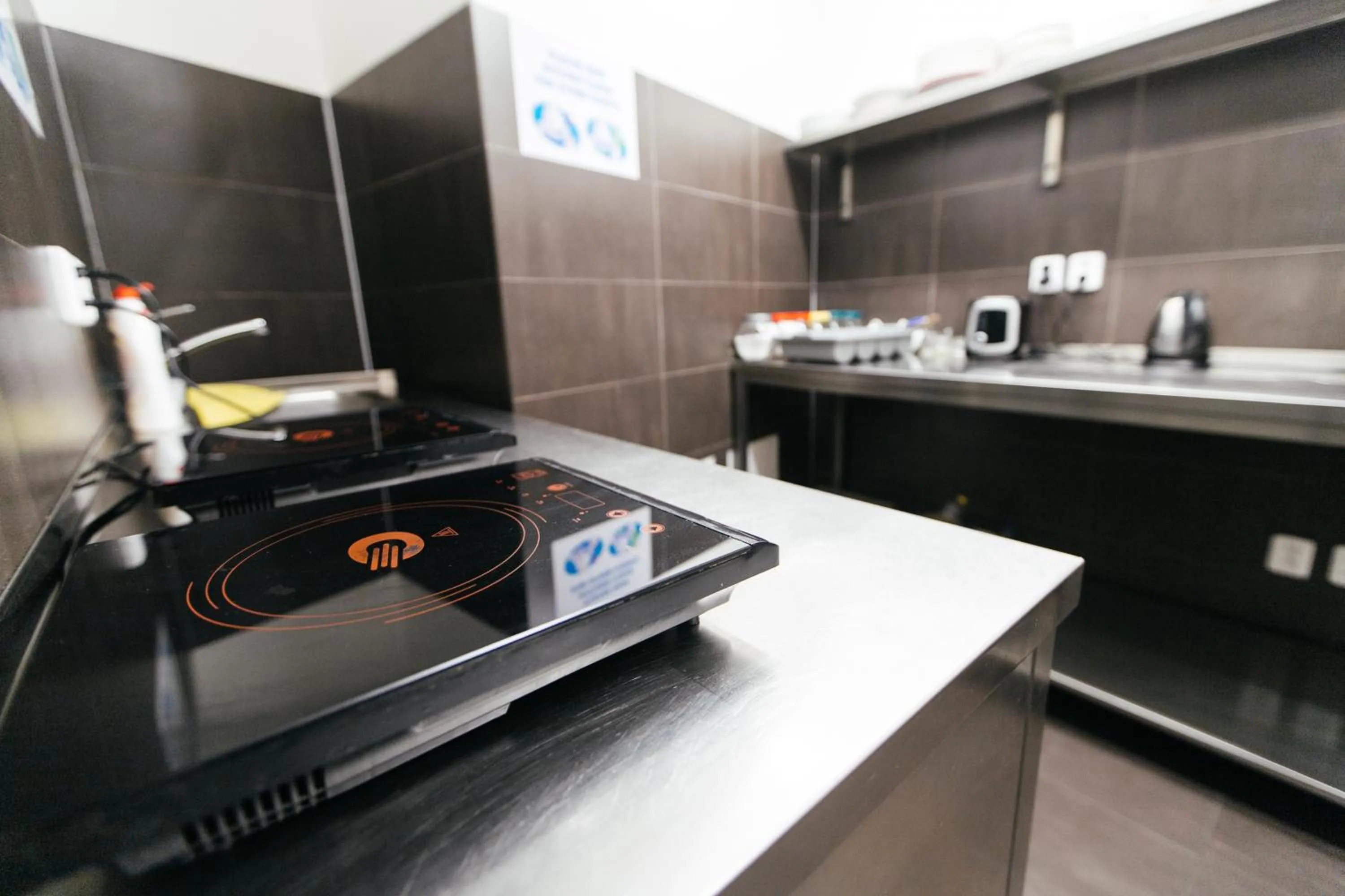 Kitchen or kitchenette in Hostel Mandarinka