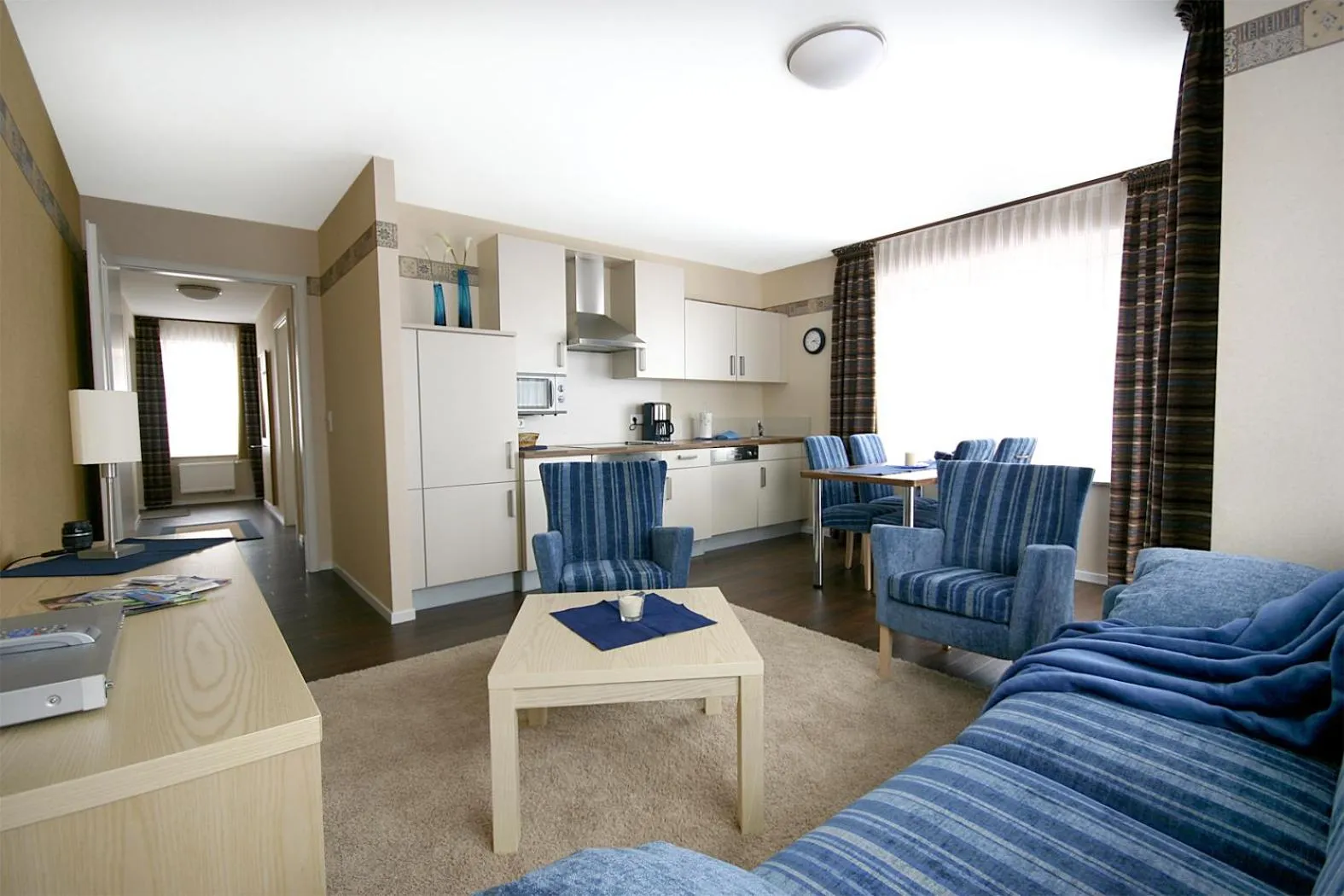 Kitchen or kitchenette in Alm Appartements ehemals Birkenhof