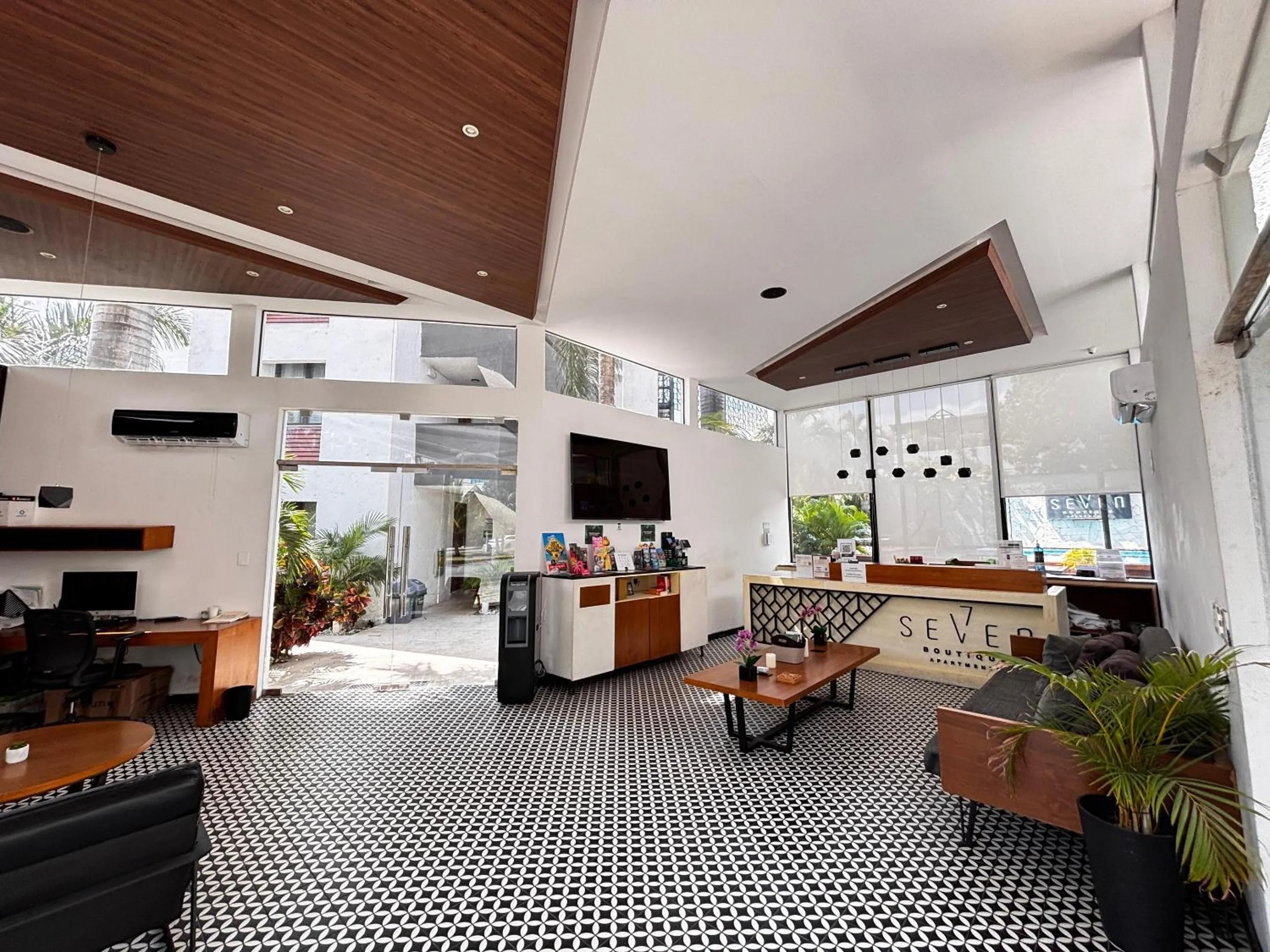 Lobby or reception in Seven Boutique Apartments Cancún