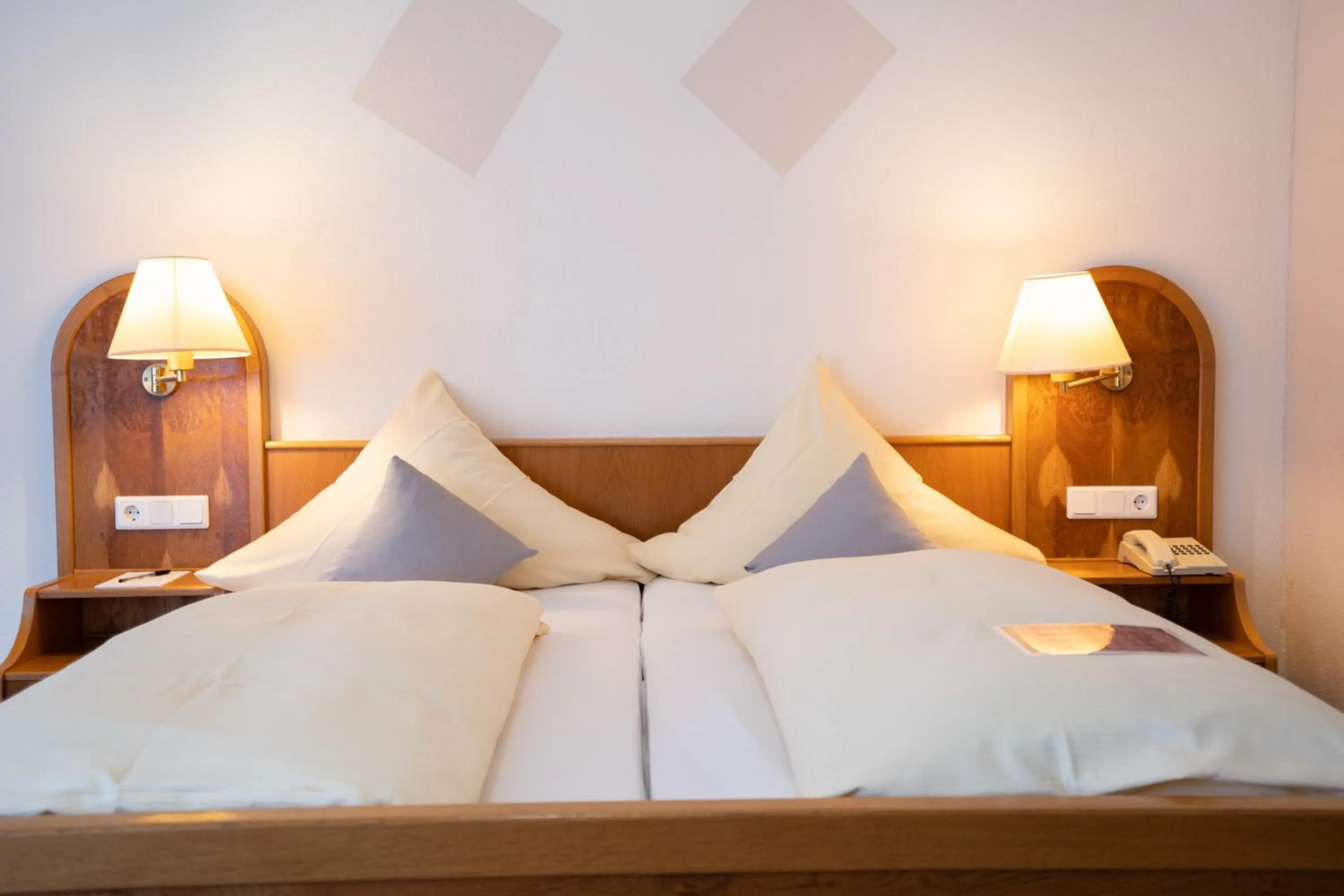 Bed in Hotel Suggenbad