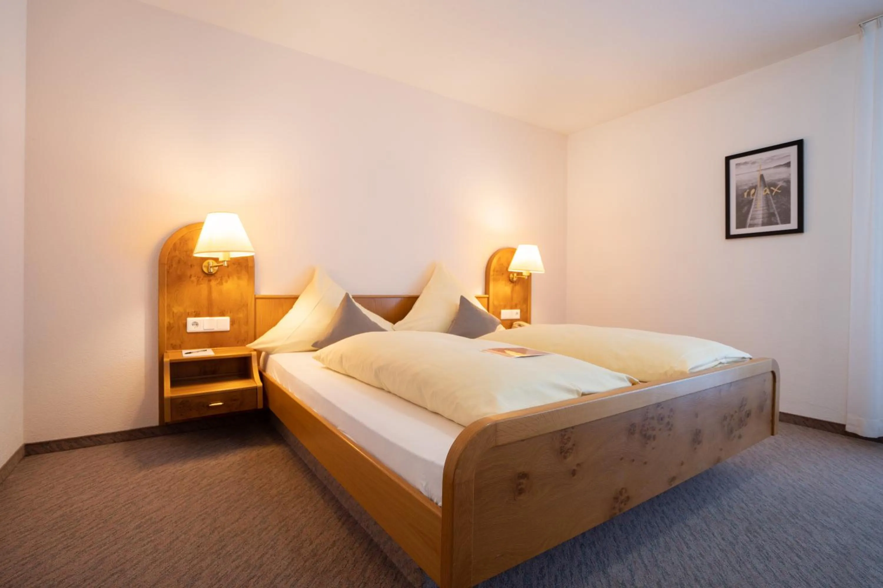 Bed in Hotel Suggenbad