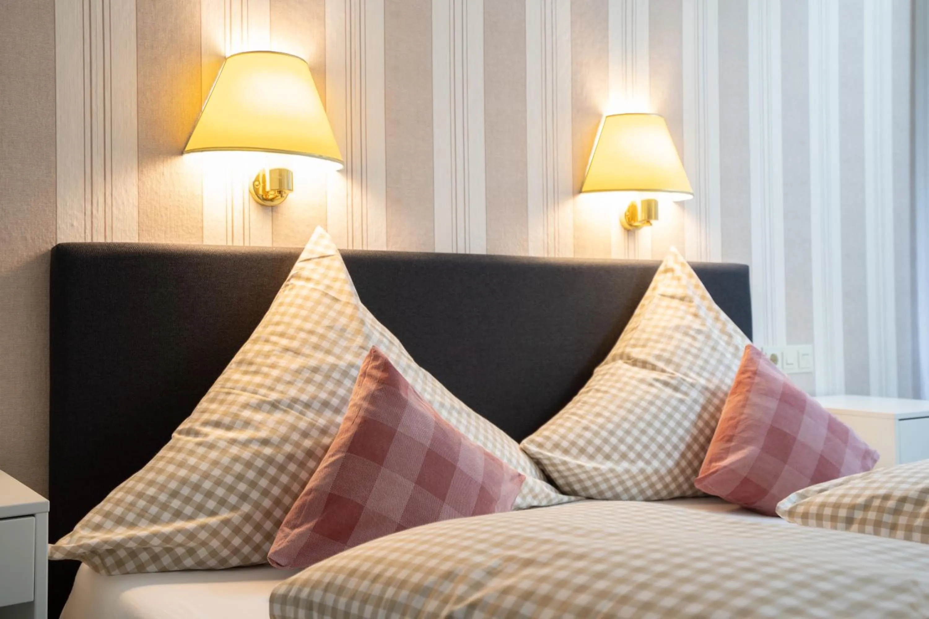 Bed in Hotel Suggenbad