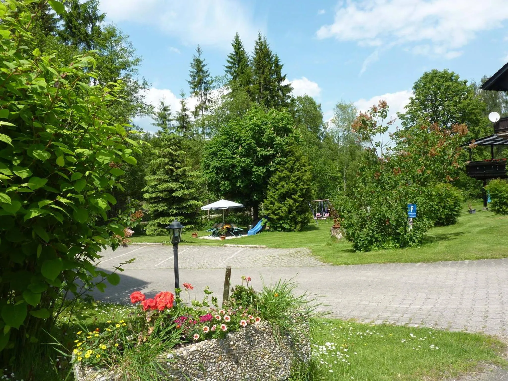 Garden in Landhaus Am Forst
