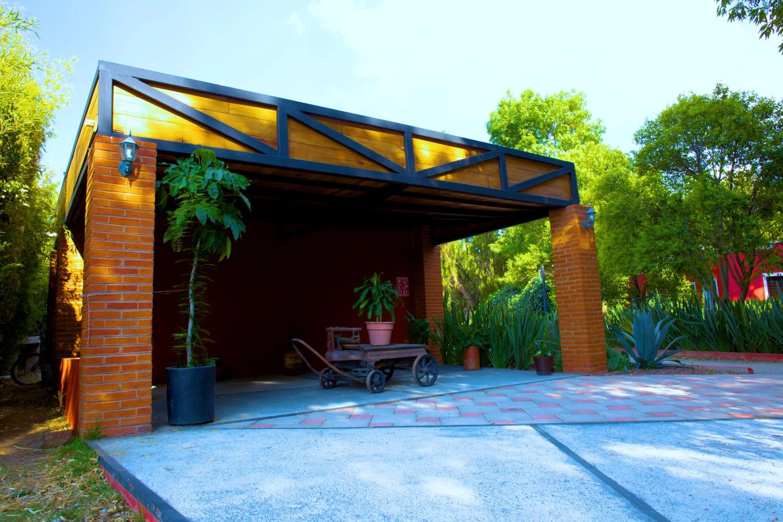 Facade/entrance in Hotel Boutique Rancho San Juan Teotihuacan