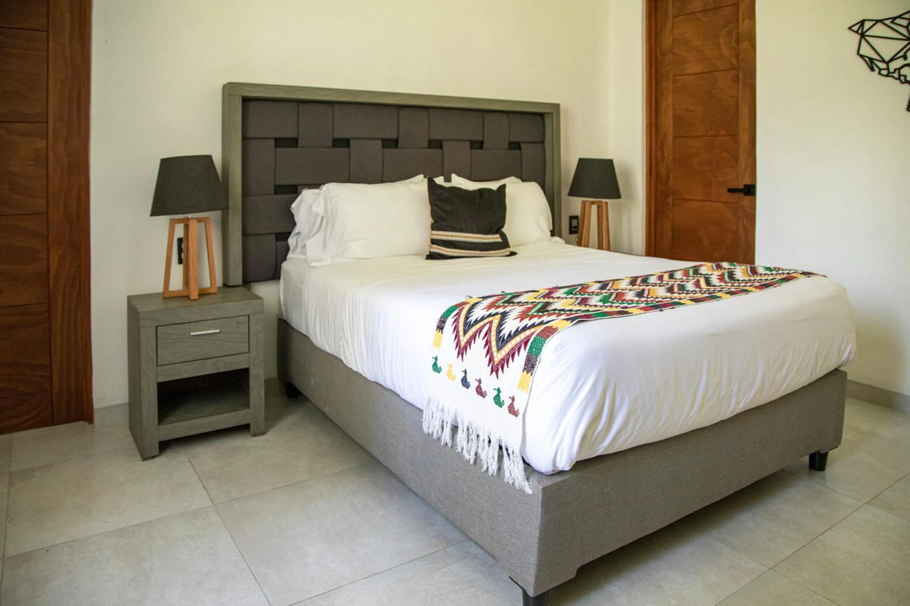 Bed in Hotel Boutique Rancho San Juan Teotihuacan