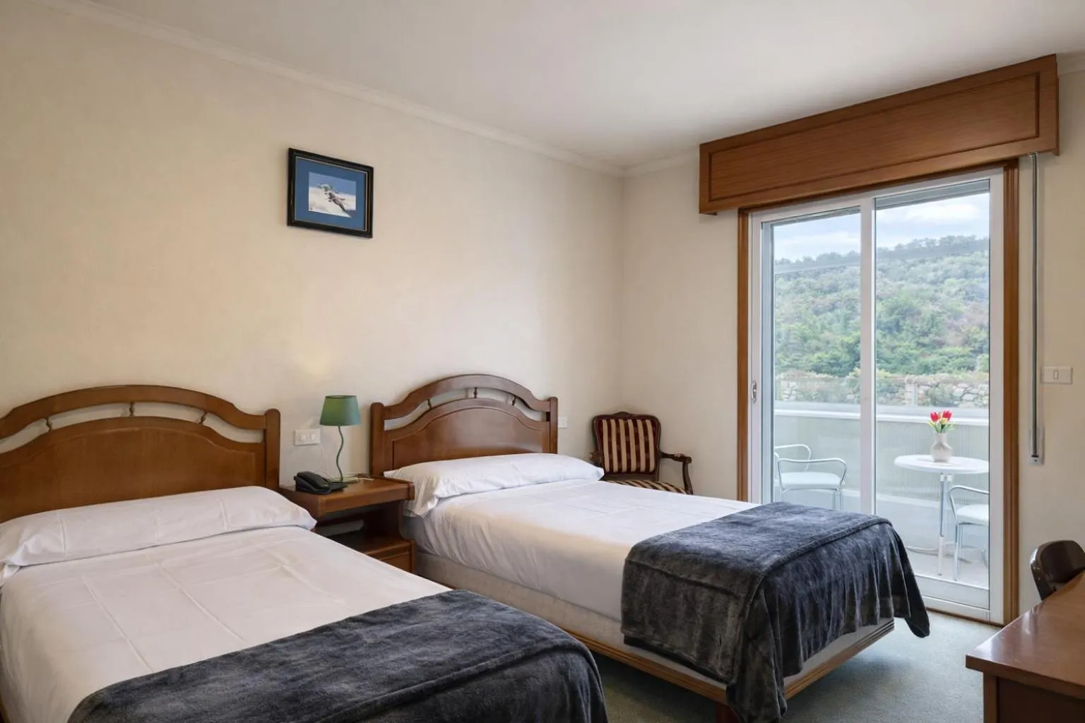 Bed in Hotel San Rosendo