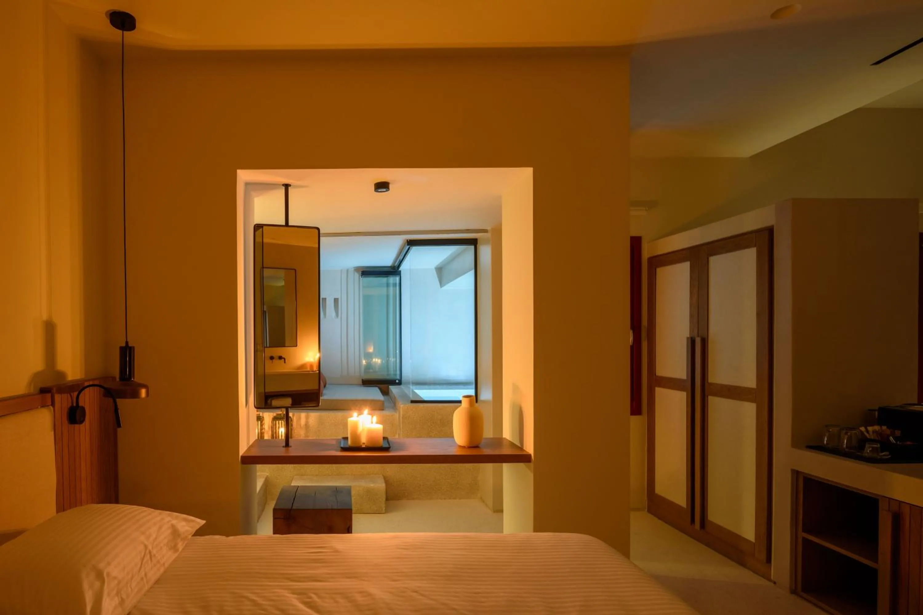 Patio, Bed in Potnia Theron Suites