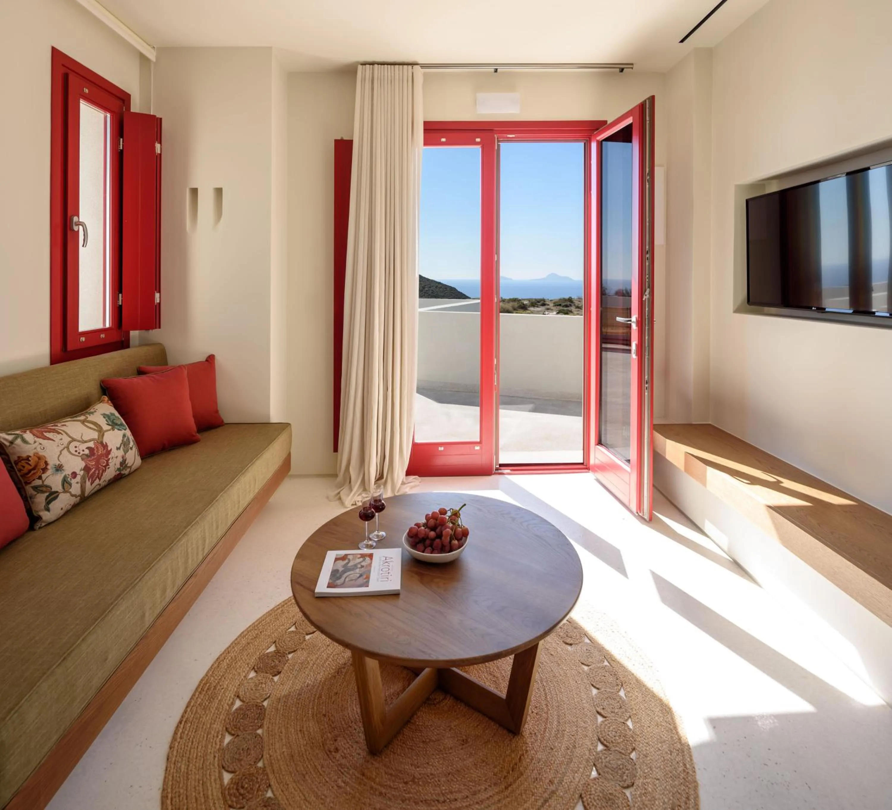 Natural landscape in Potnia Theron Suites