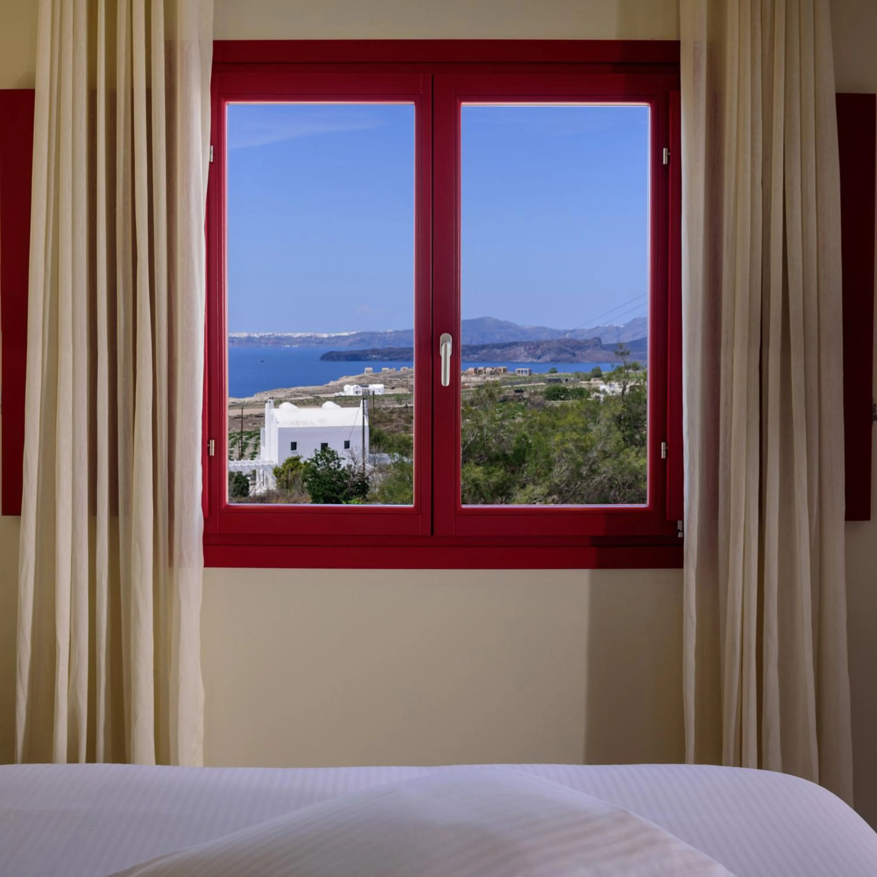 Bed in Potnia Theron Suites