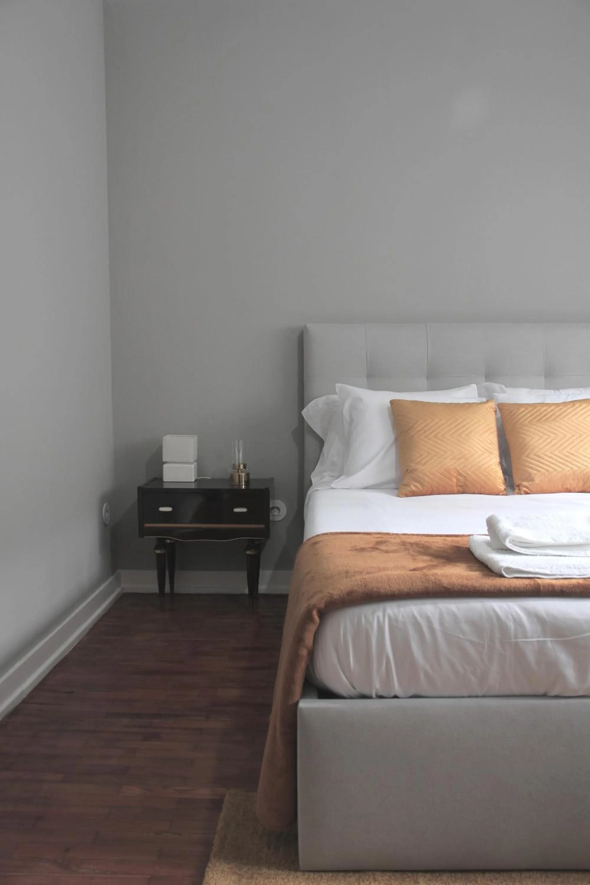 Bed in Genius Loci Guesthouse