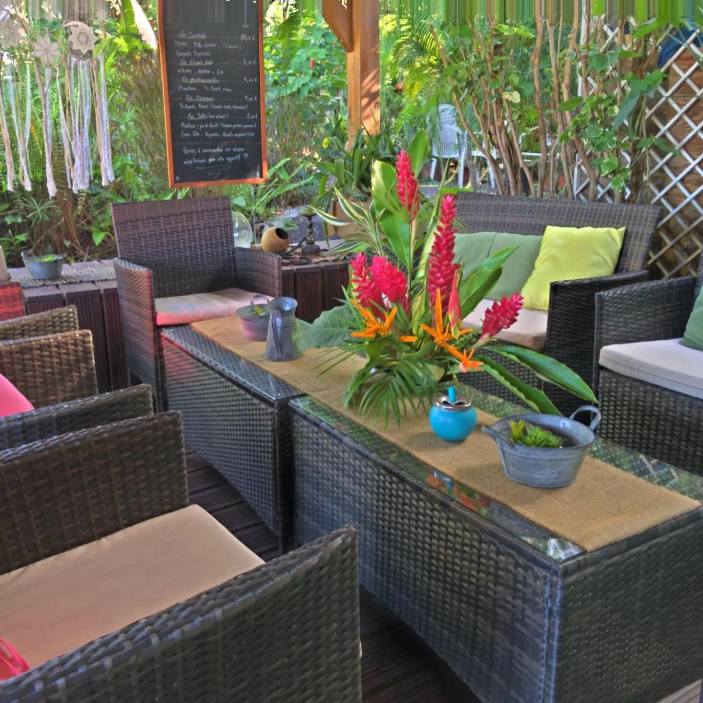 Patio in Résidence Paradis Tropical