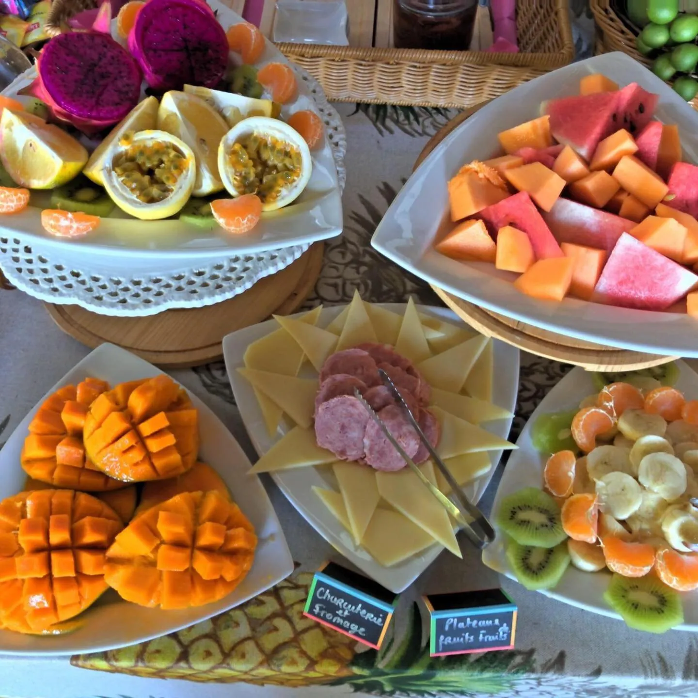 Food and drinks in Résidence Paradis Tropical