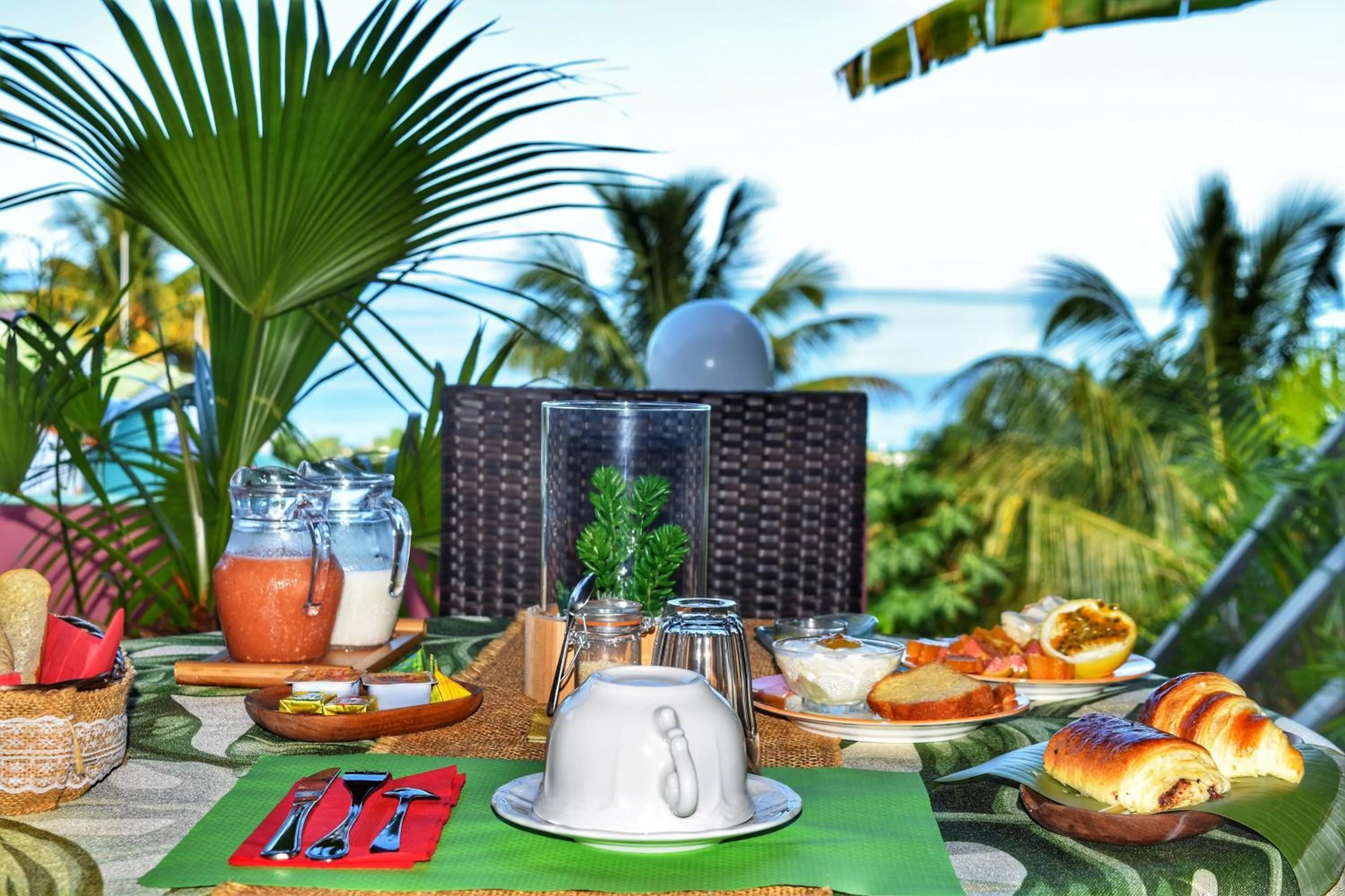 Balcony/Terrace in Résidence Paradis Tropical