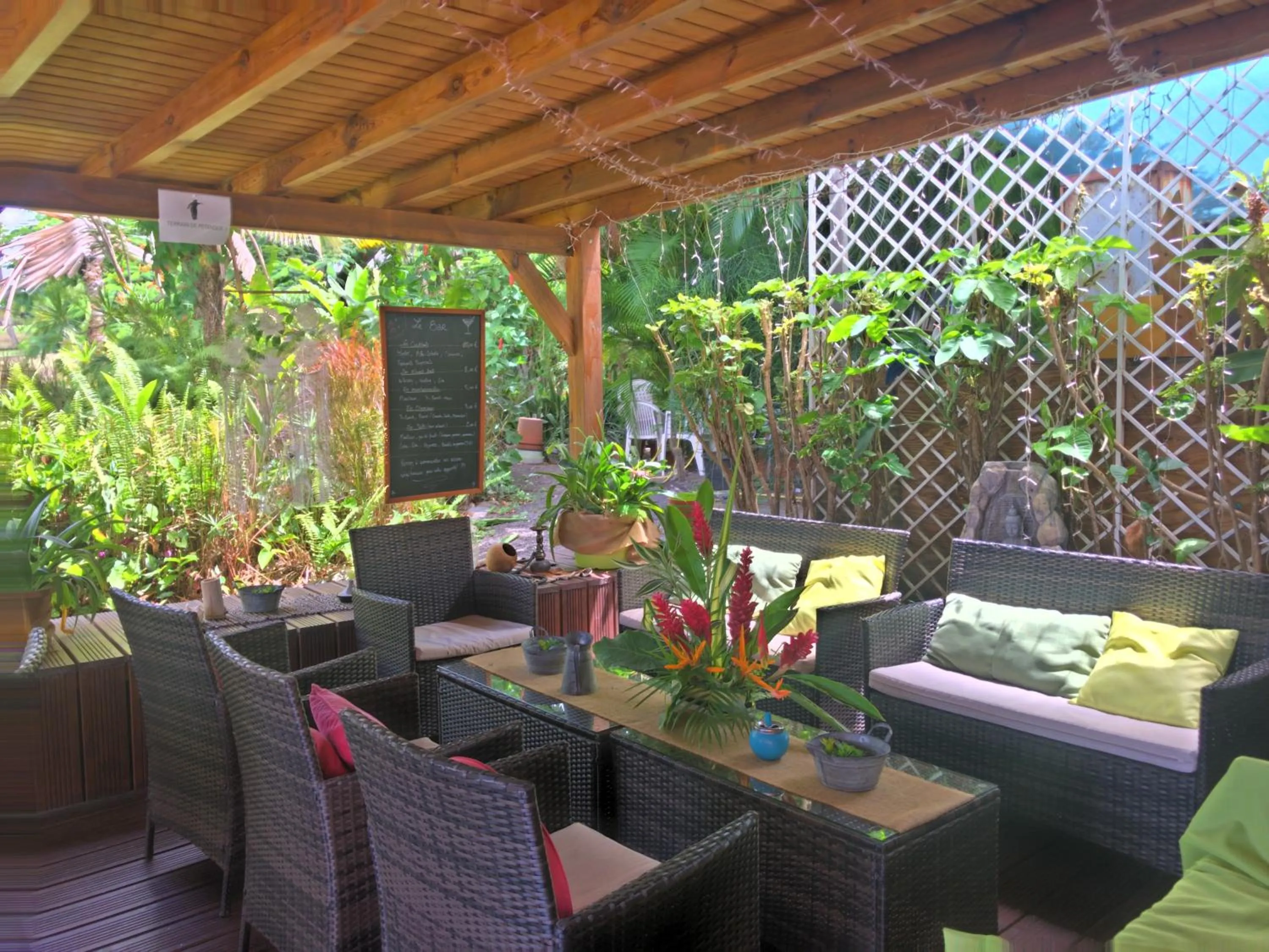 Patio in Résidence Paradis Tropical