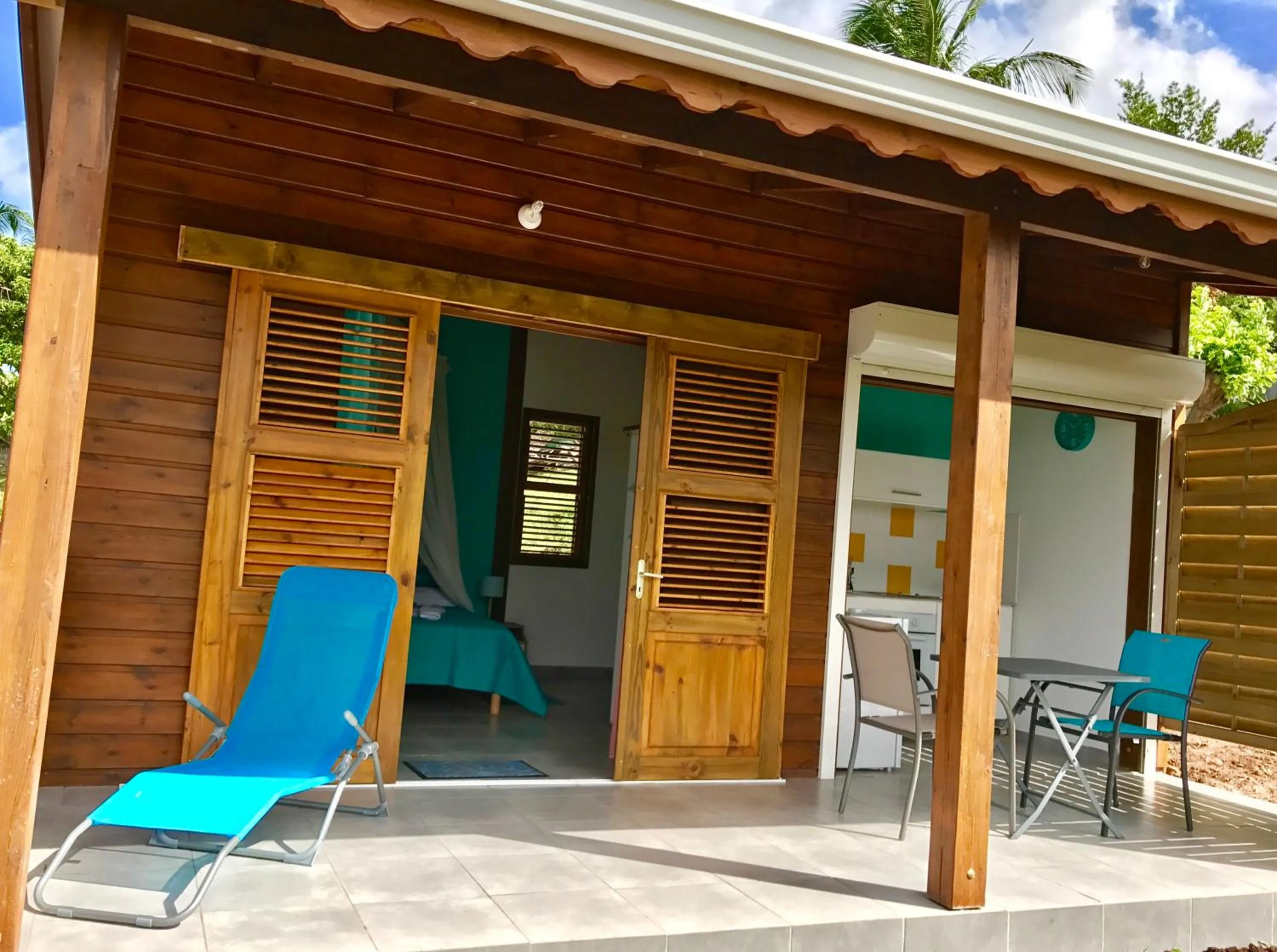 Patio in Résidence Paradis Tropical