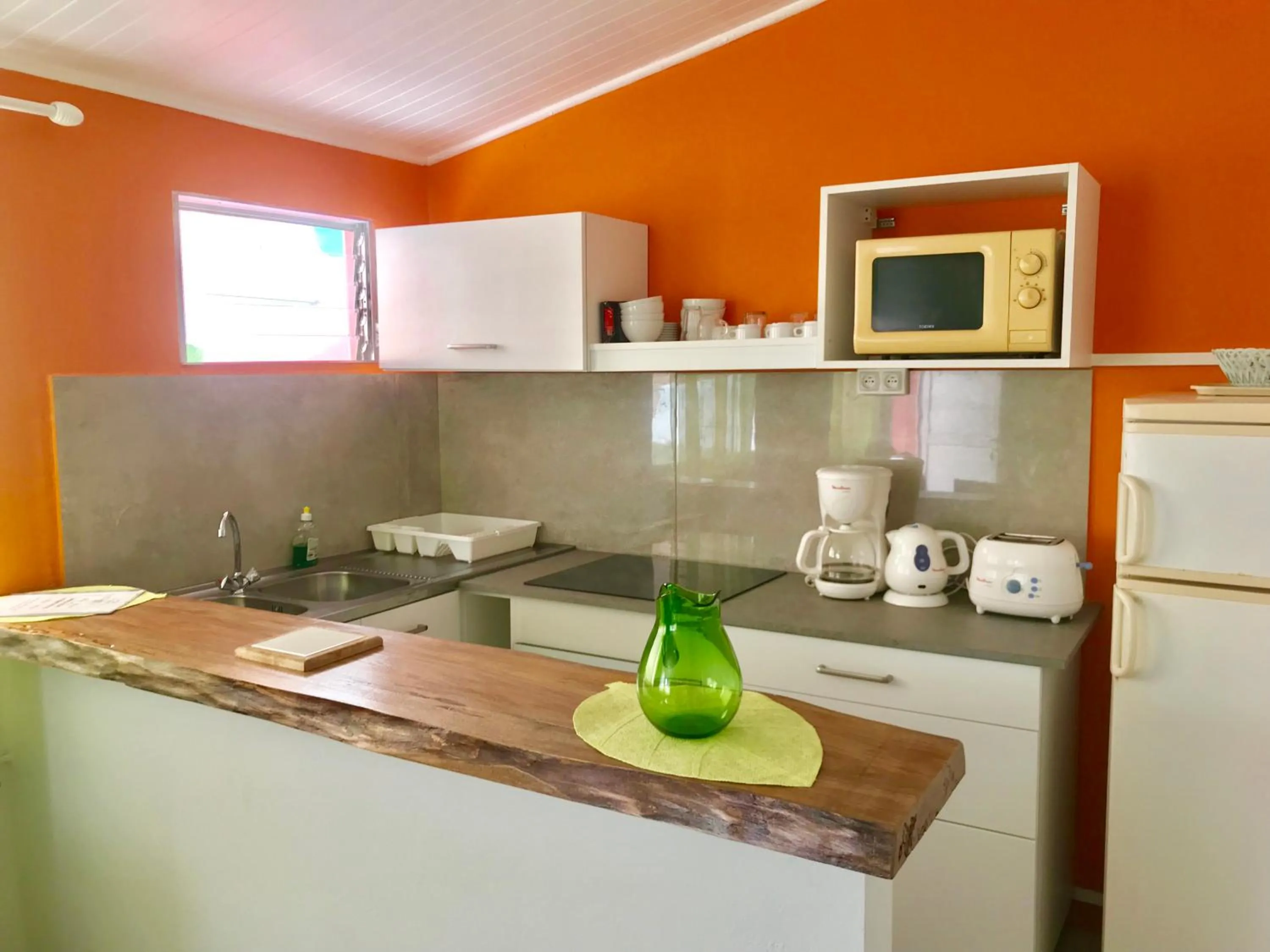 Kitchen or kitchenette in Résidence Paradis Tropical
