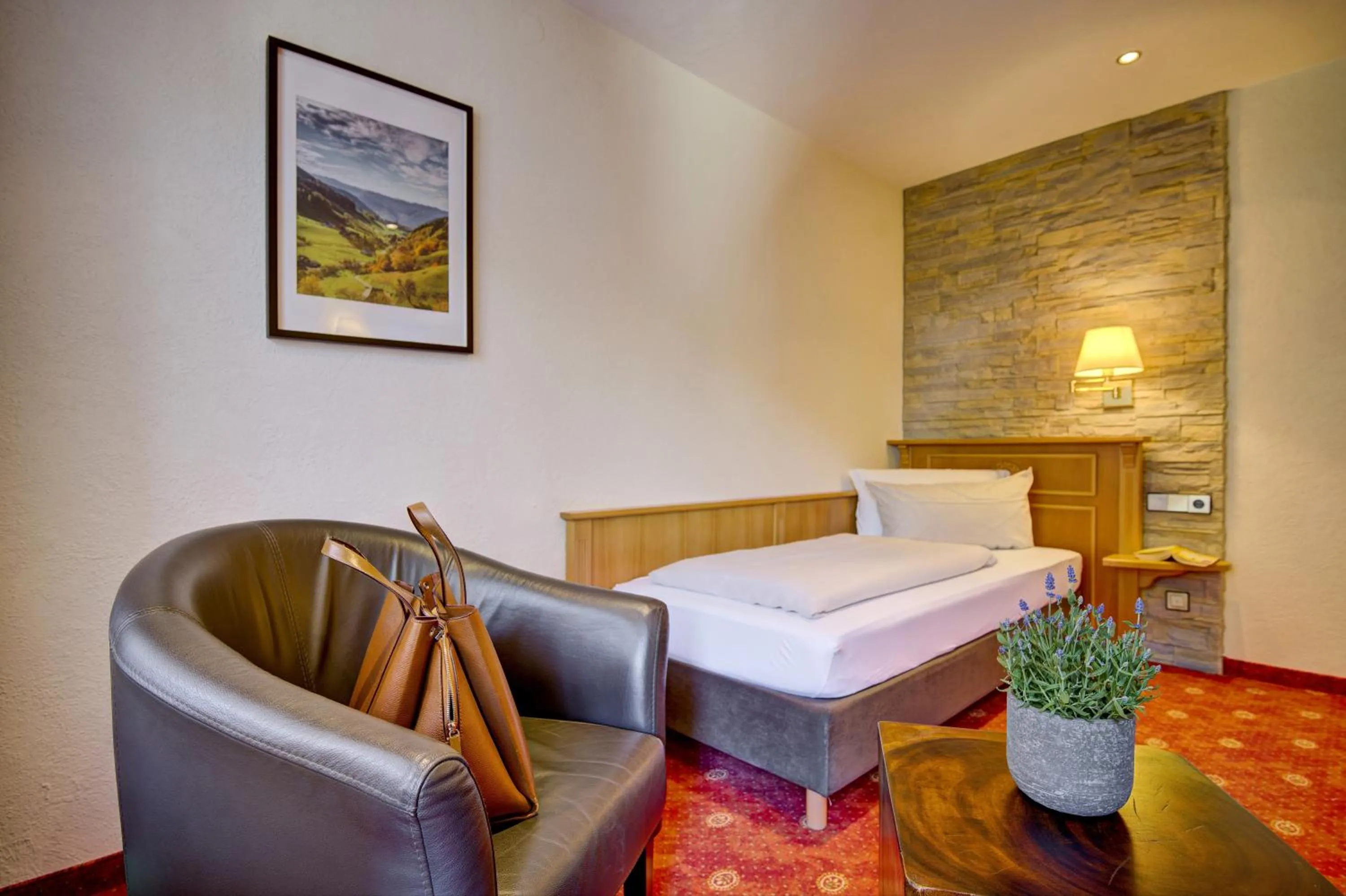 Bed in Ringhotel Sonnenhof