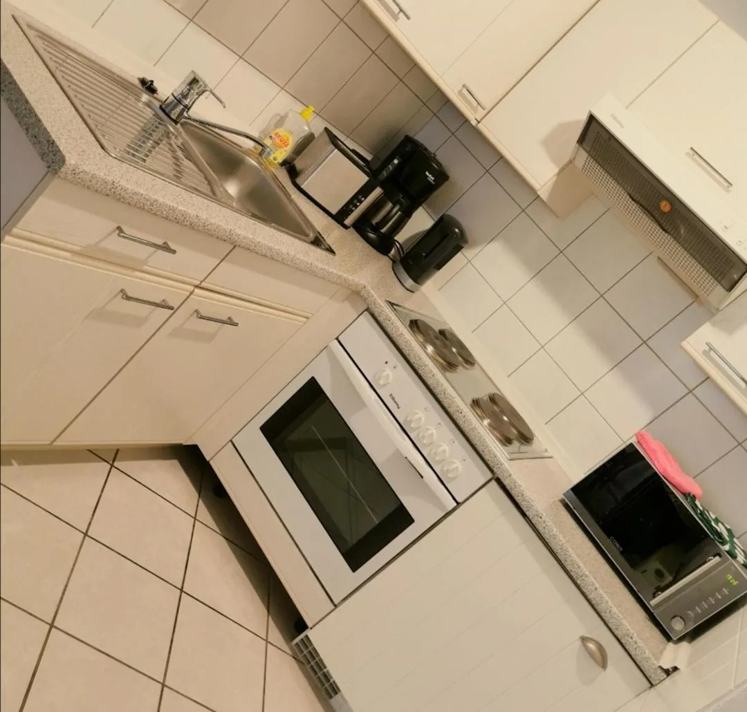 Kitchen or kitchenette in Landhotel Heidkrug