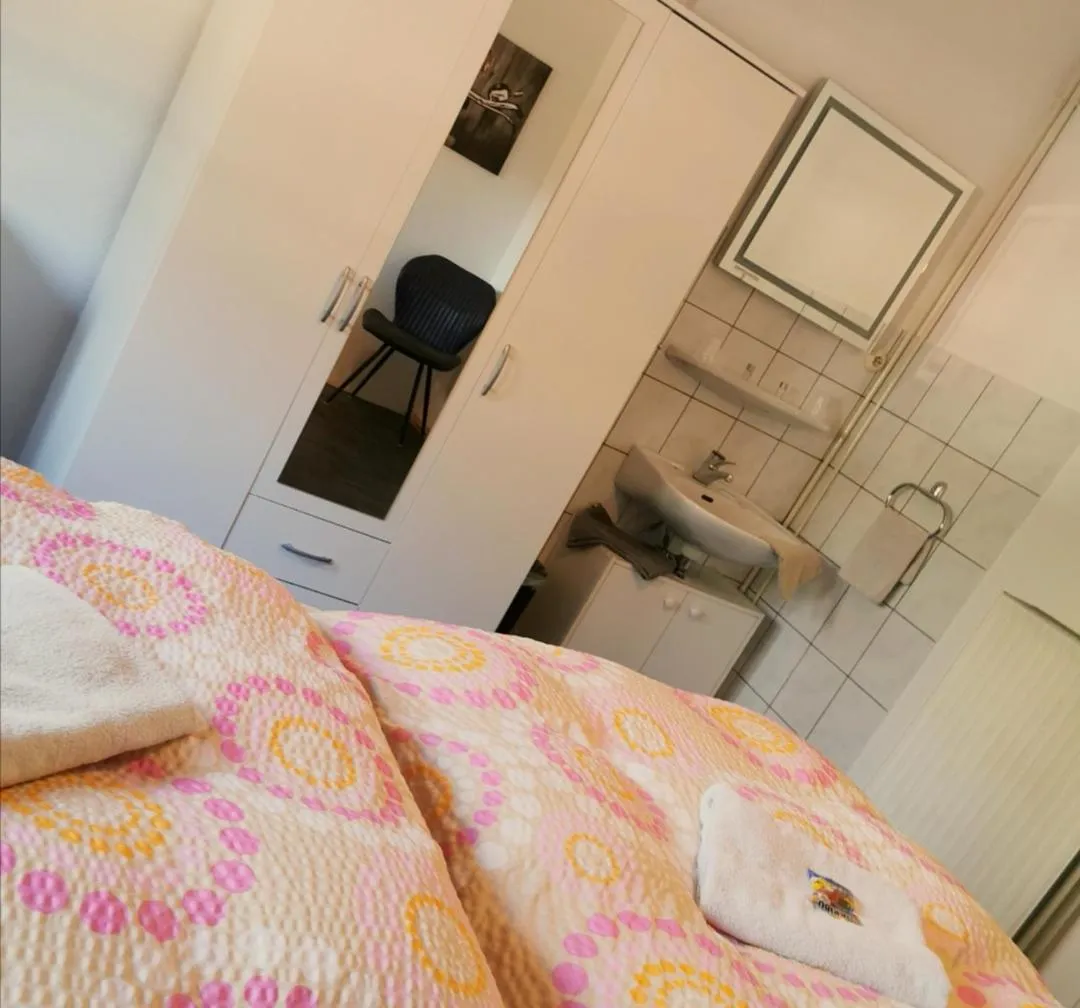 Photo of the whole room, Bed in Landhotel Heidkrug