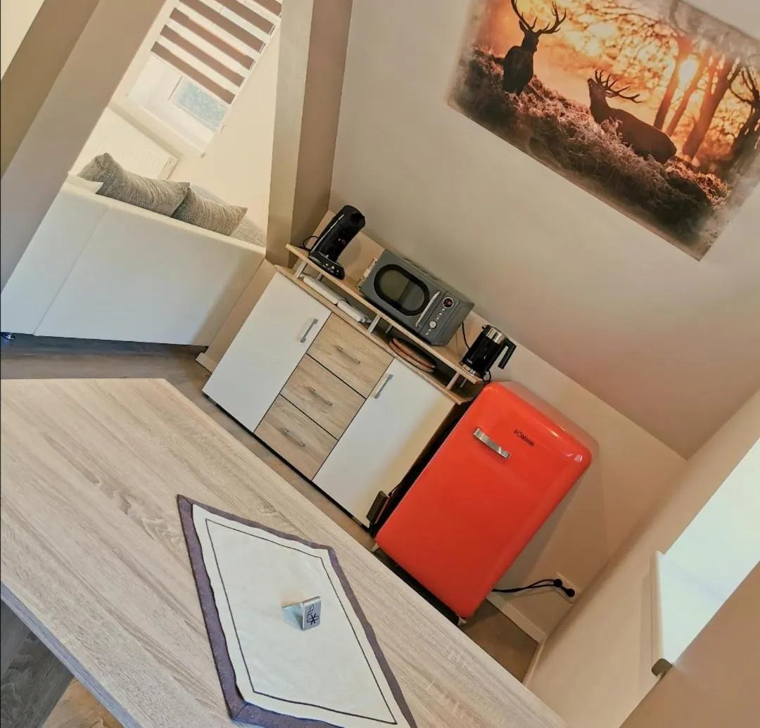 Kitchen or kitchenette in Landhotel Heidkrug