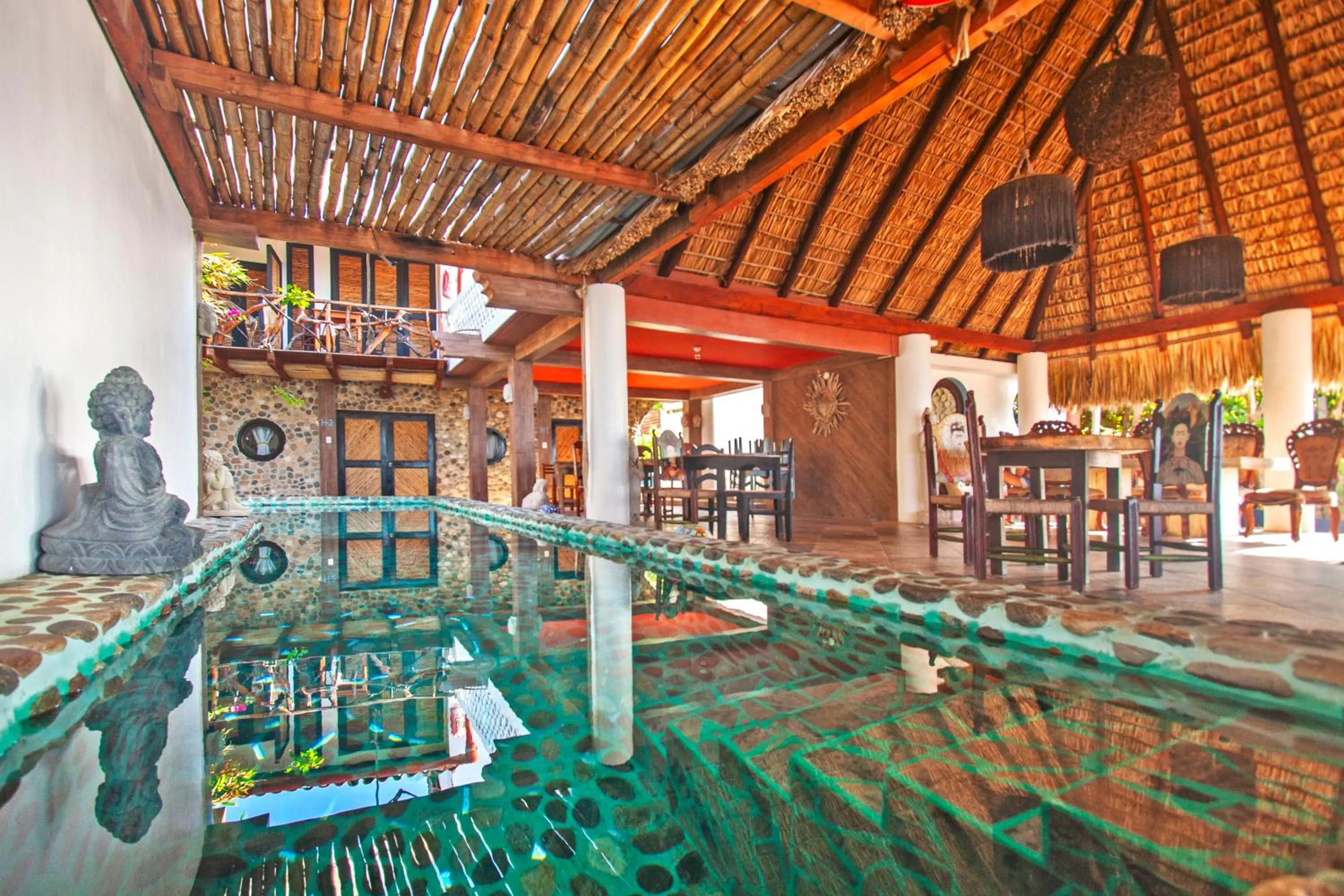 Swimming pool in Posada Buda-Tortuga