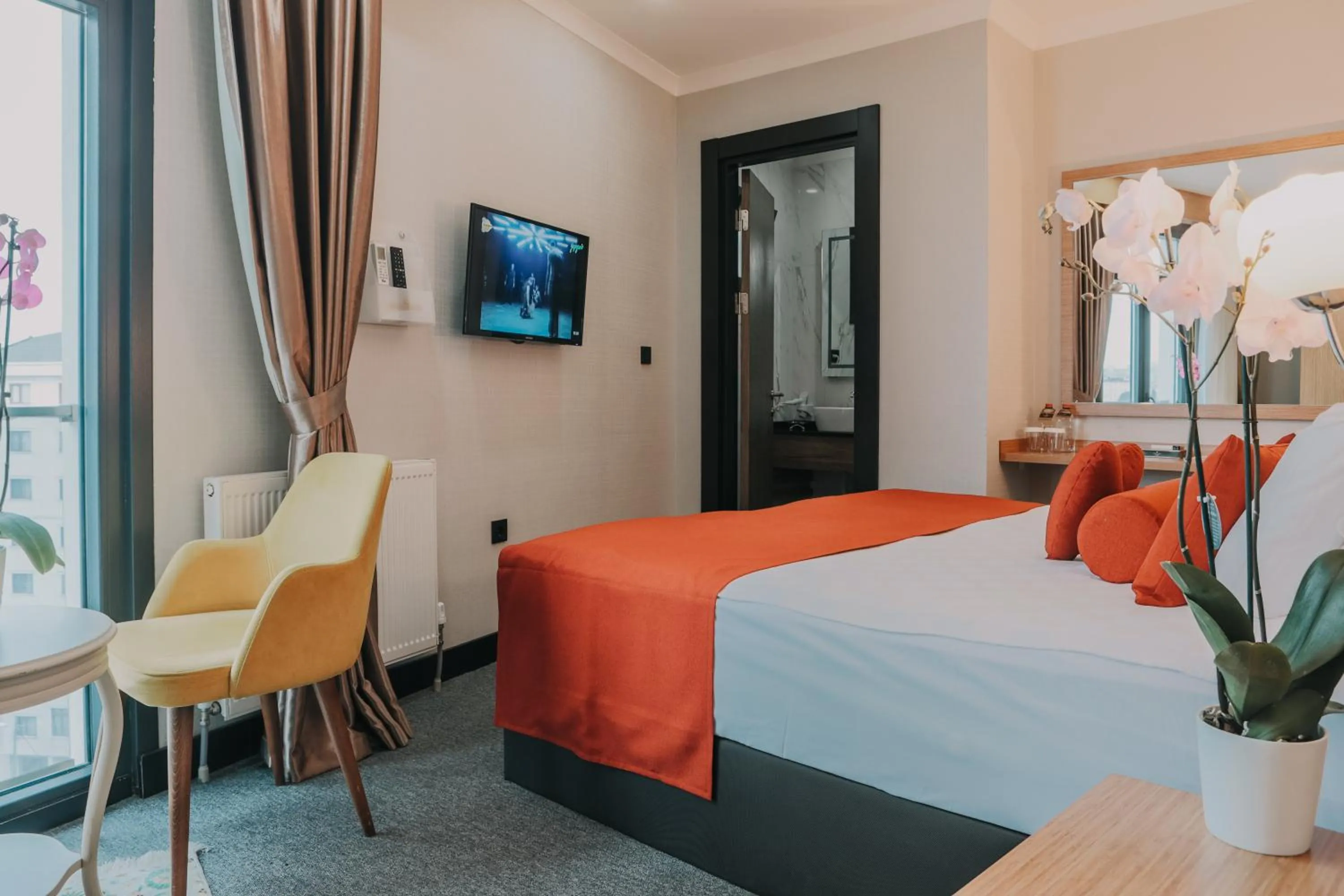 Bed in Otel Grand Lark İstanbul