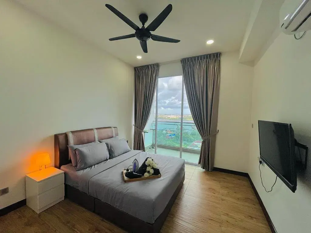 Apartment with Sea View in Paragon Suite Homestay by Antlerzone Apartment with Sea View in Paragon Suite Homestay by Antlerzone