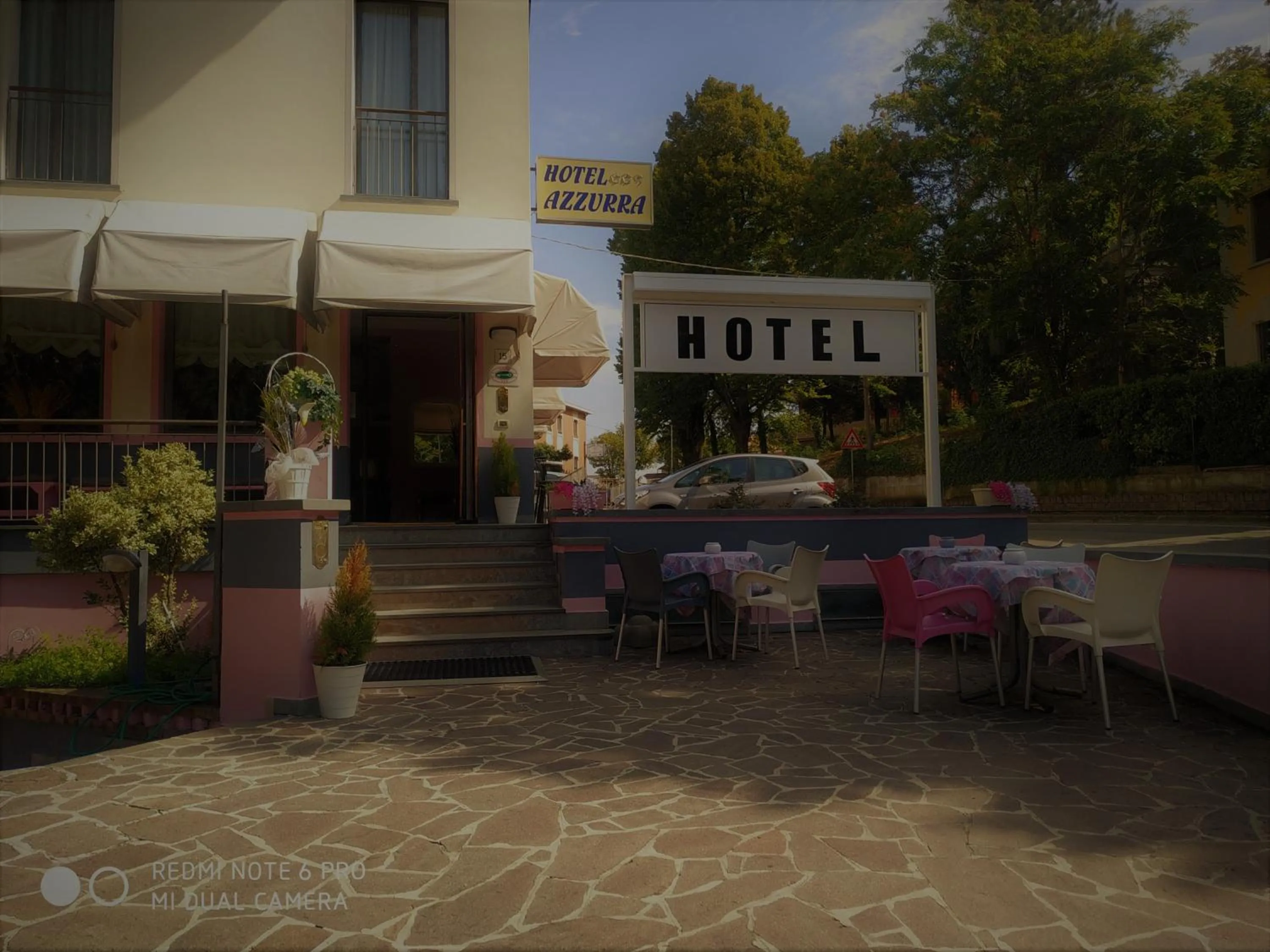 Facade/entrance in Hotel Azzurra