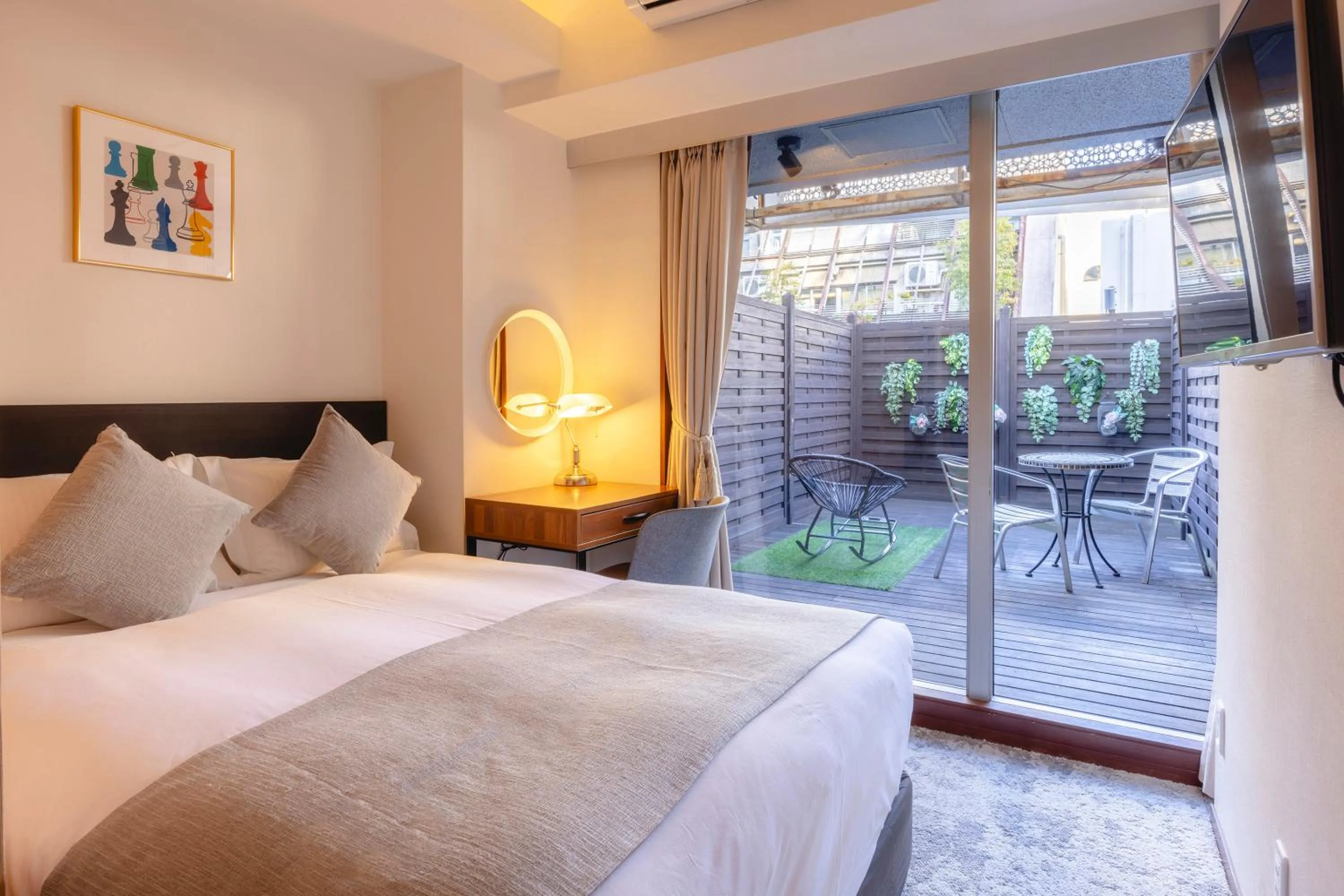 Bed in Centurion Hotel Residential Akasaka Station