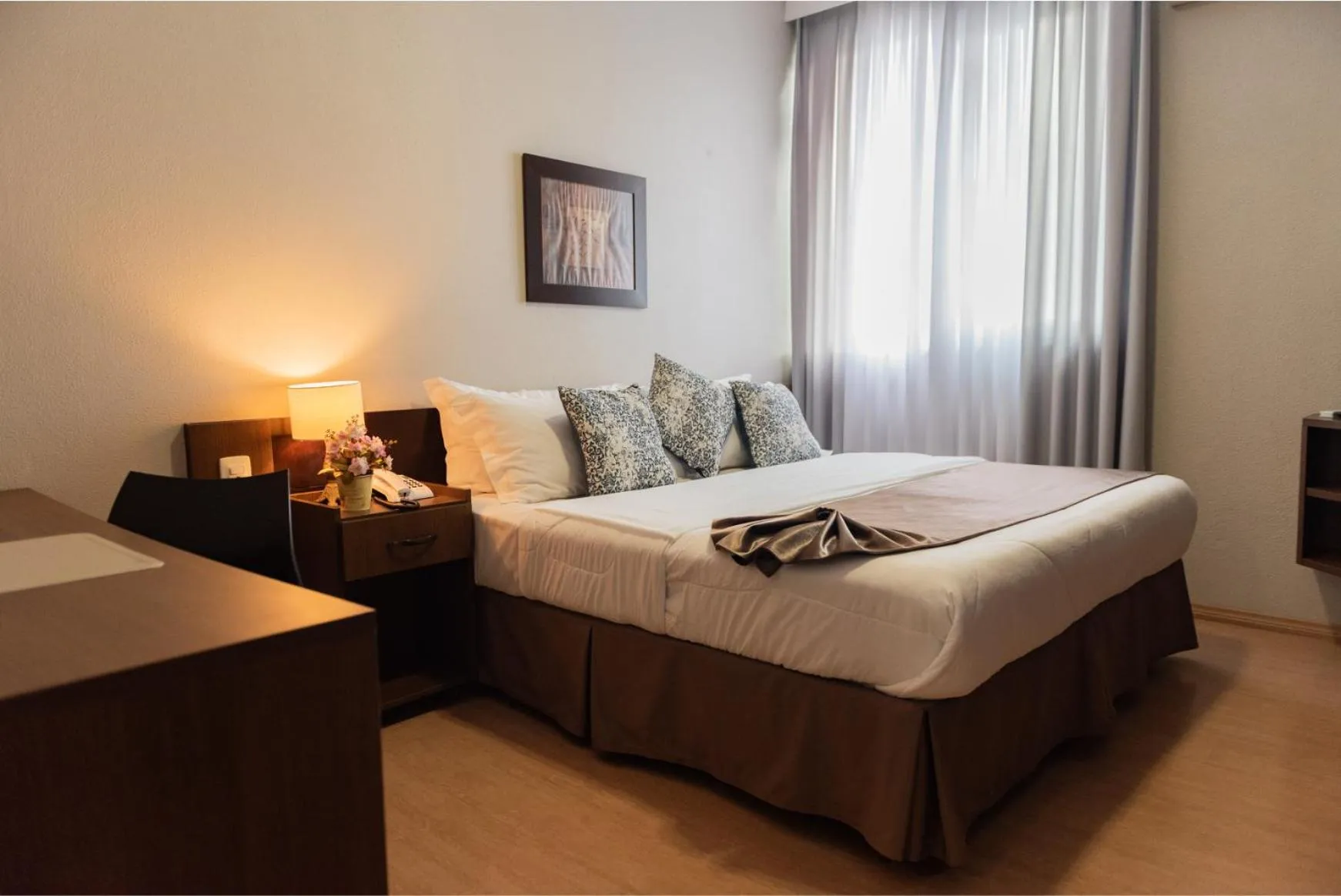 Bed in Hotel Itajara