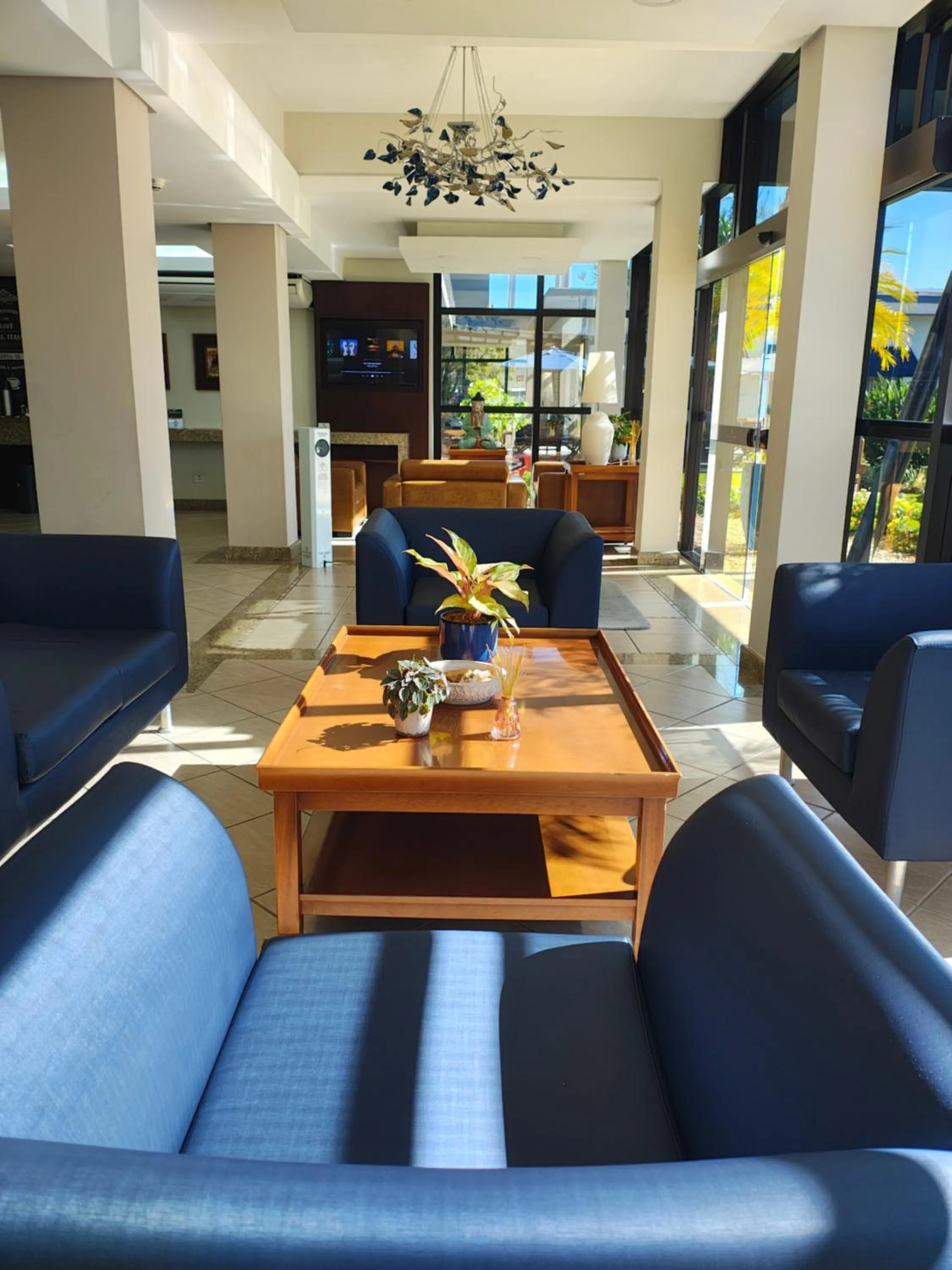 Lobby or reception in Hotel Itajara