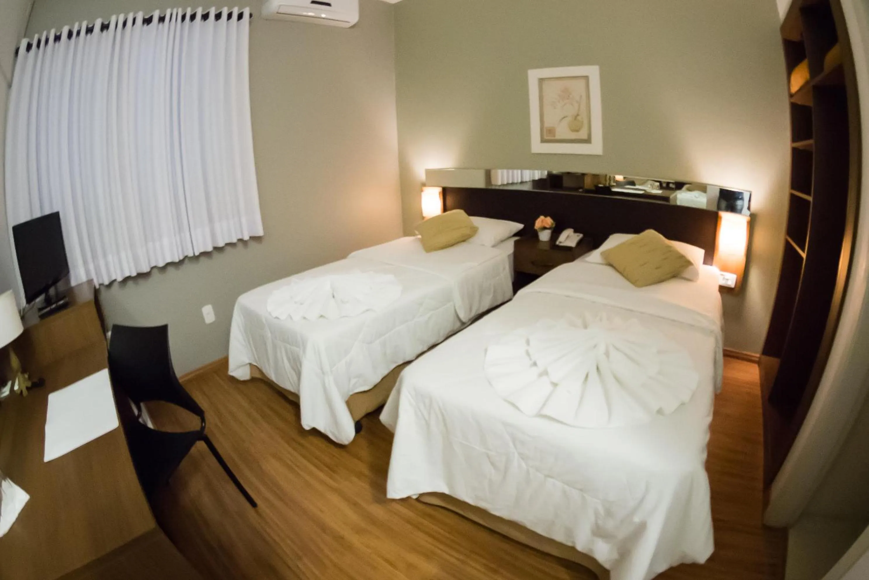 Bed in Hotel Itajara