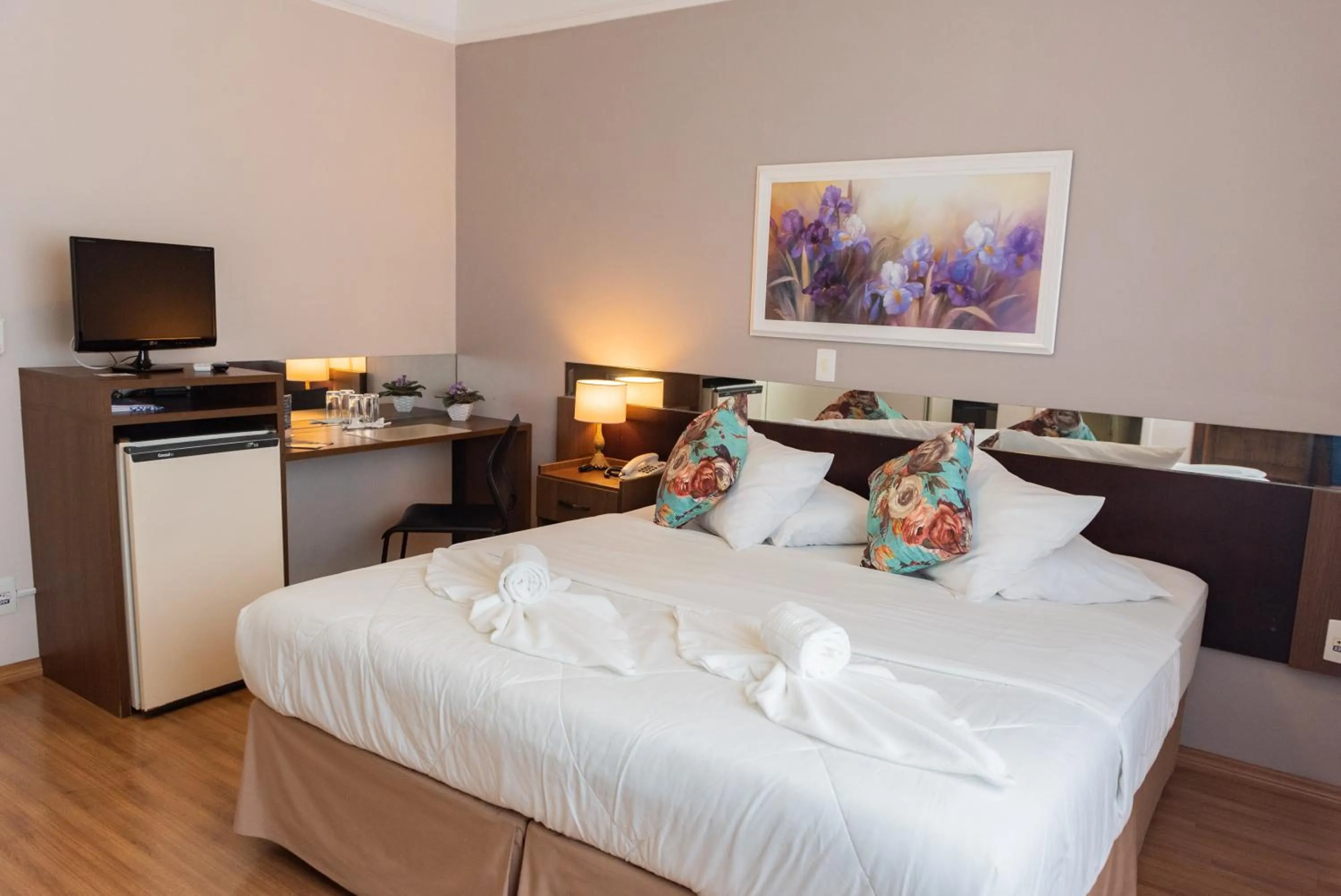 Bed in Hotel Itajara