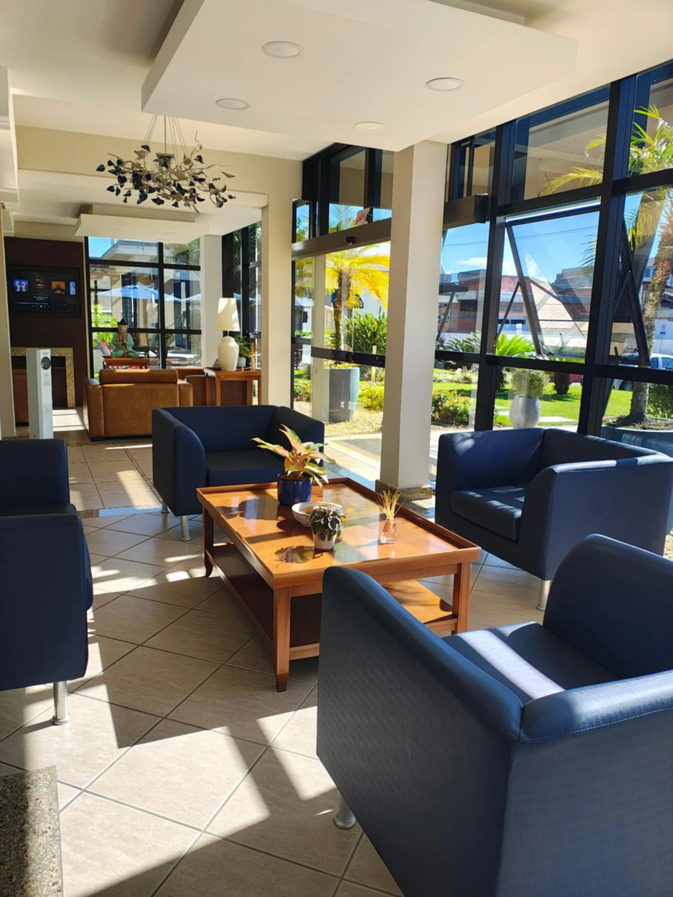 Lobby or reception in Hotel Itajara