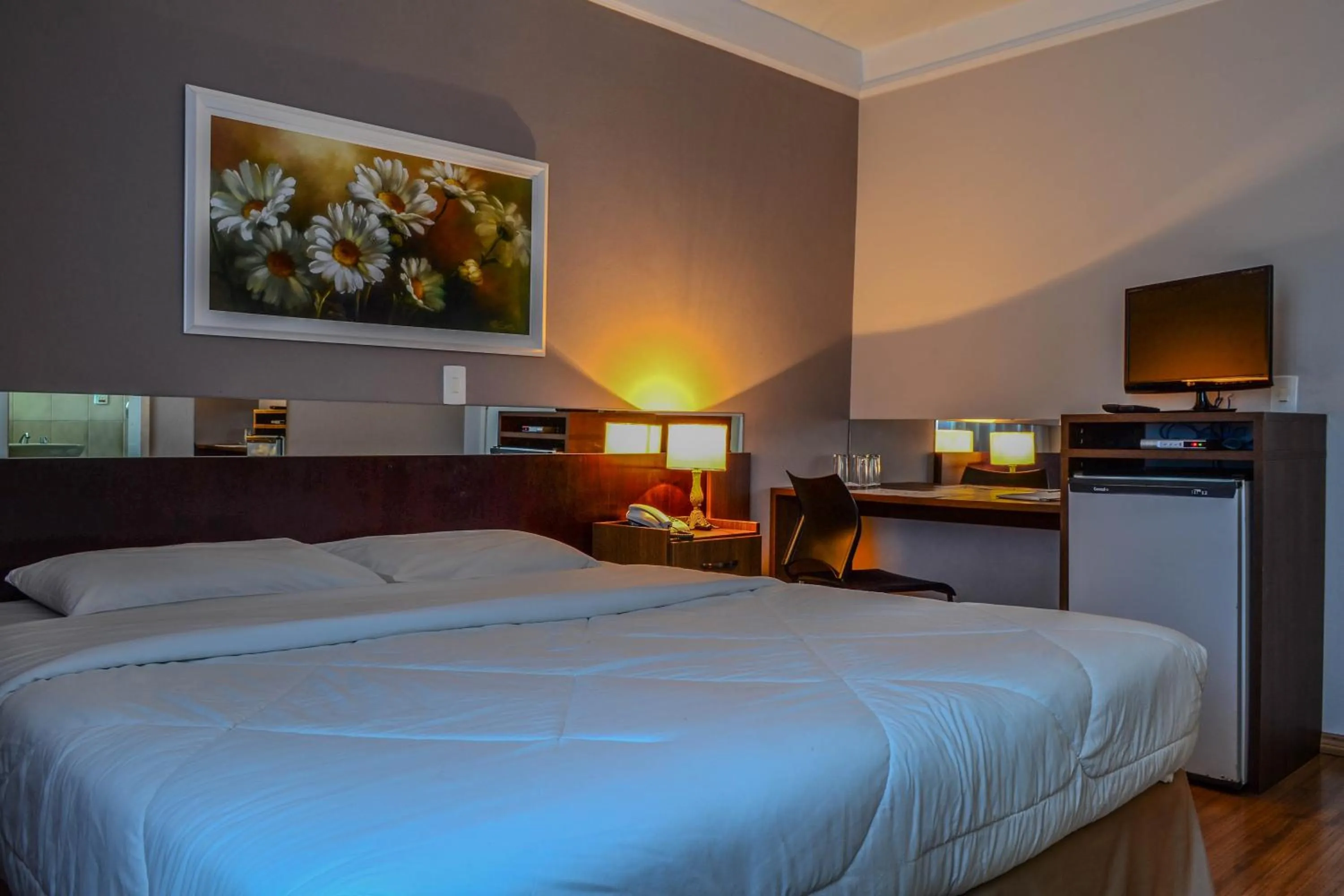 Bed in Hotel Itajara