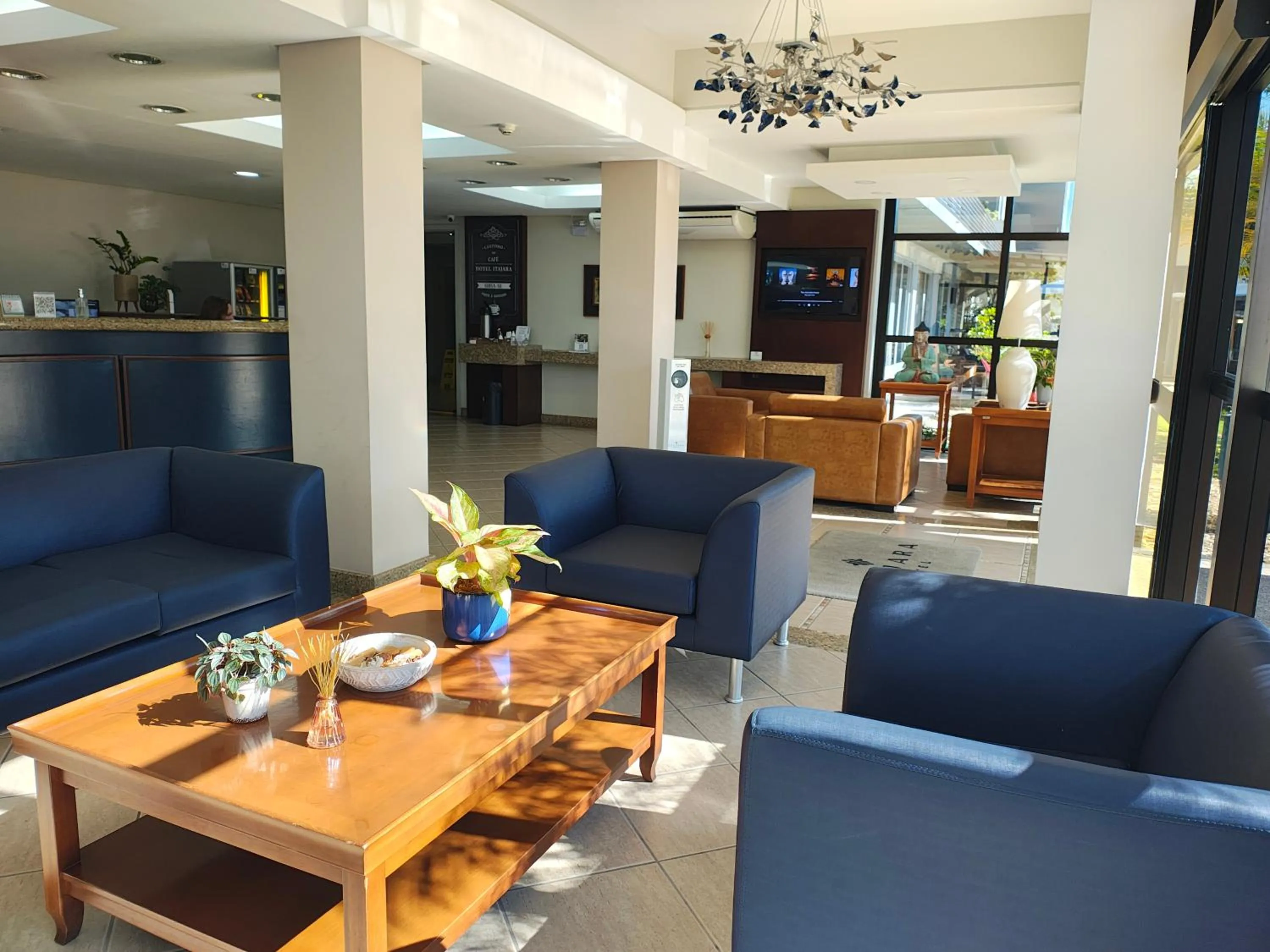 Lobby or reception in Hotel Itajara