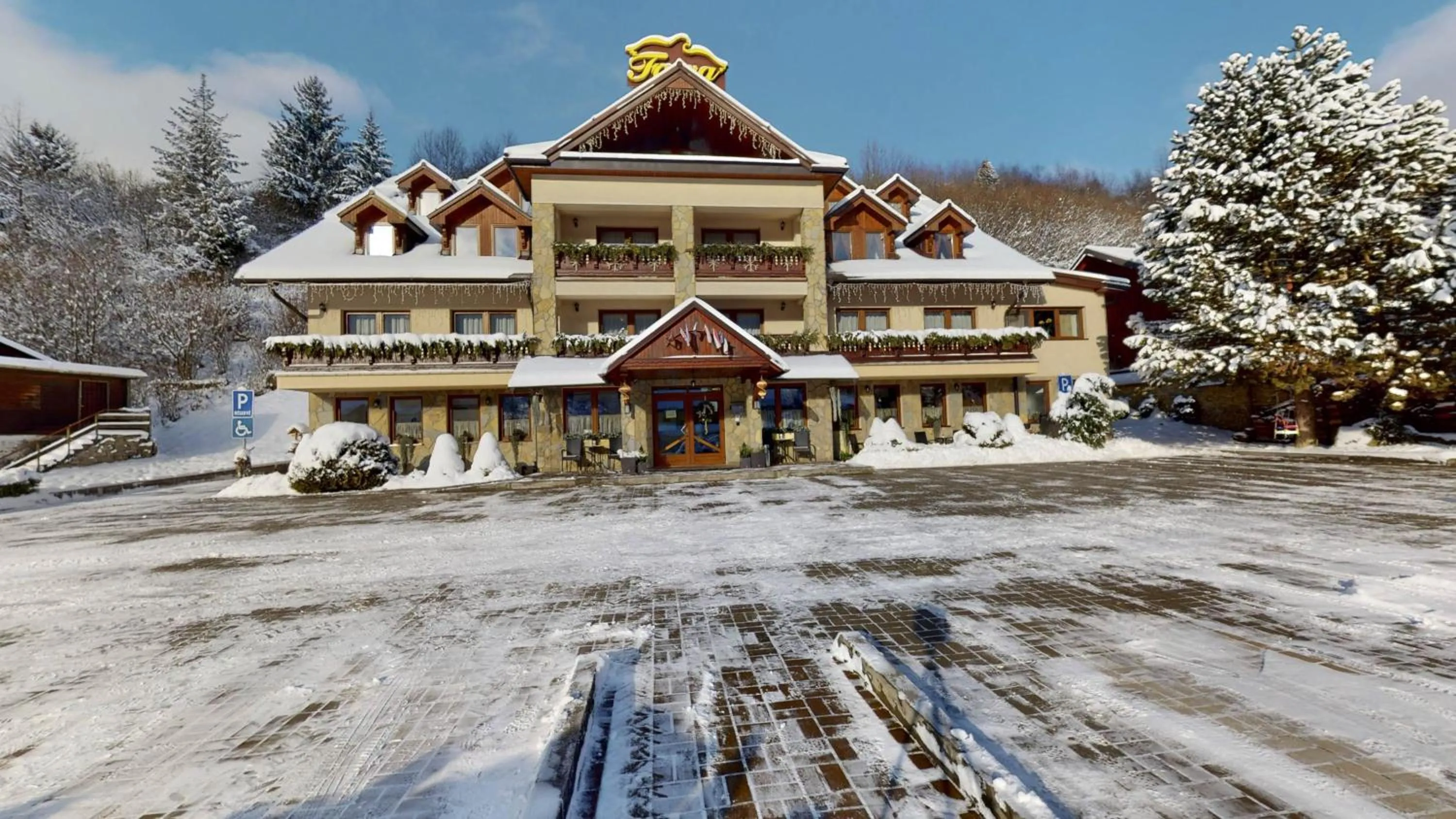 Property building in Garni Hotel Fatra