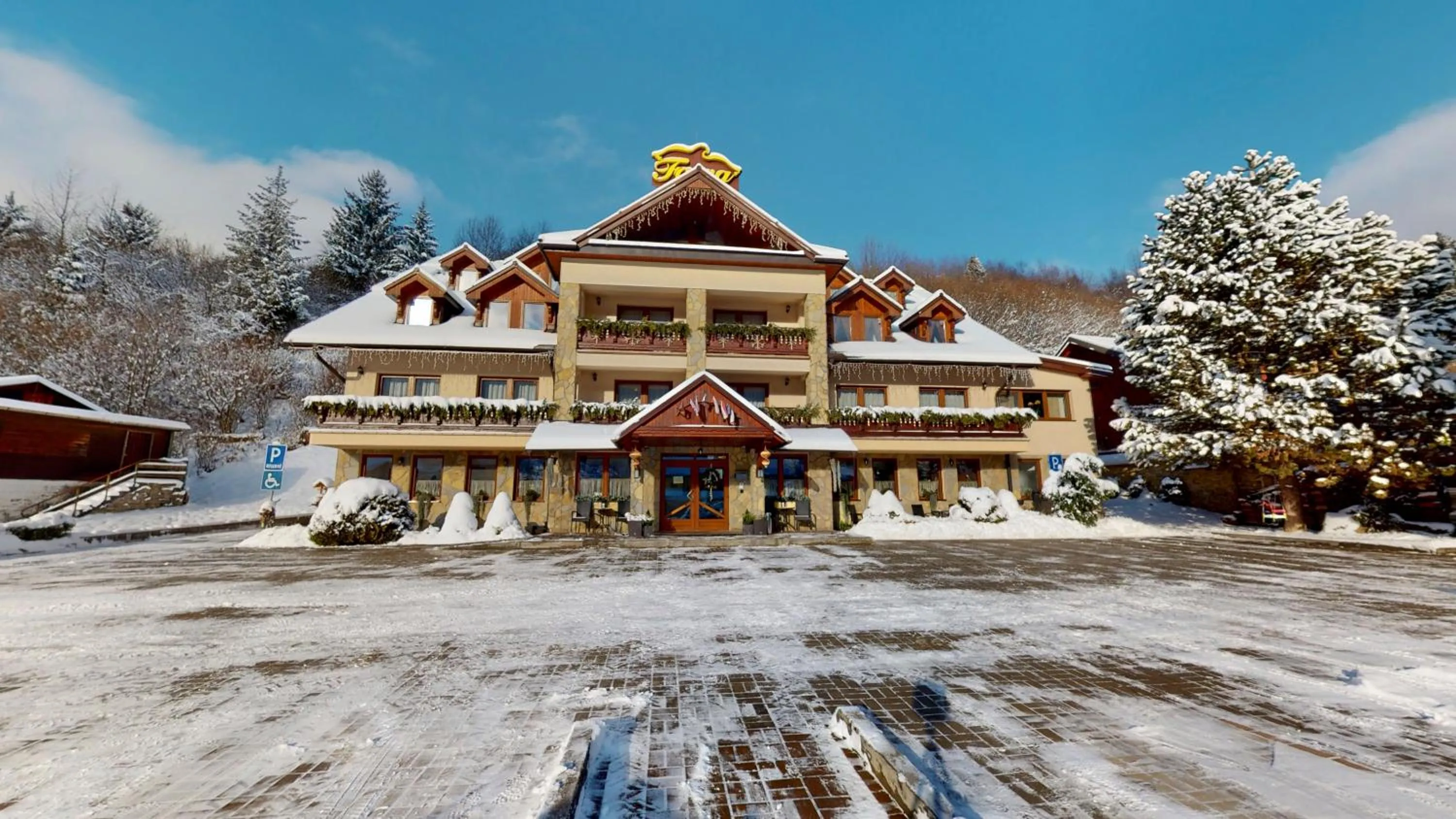 Property building in Garni Hotel Fatra