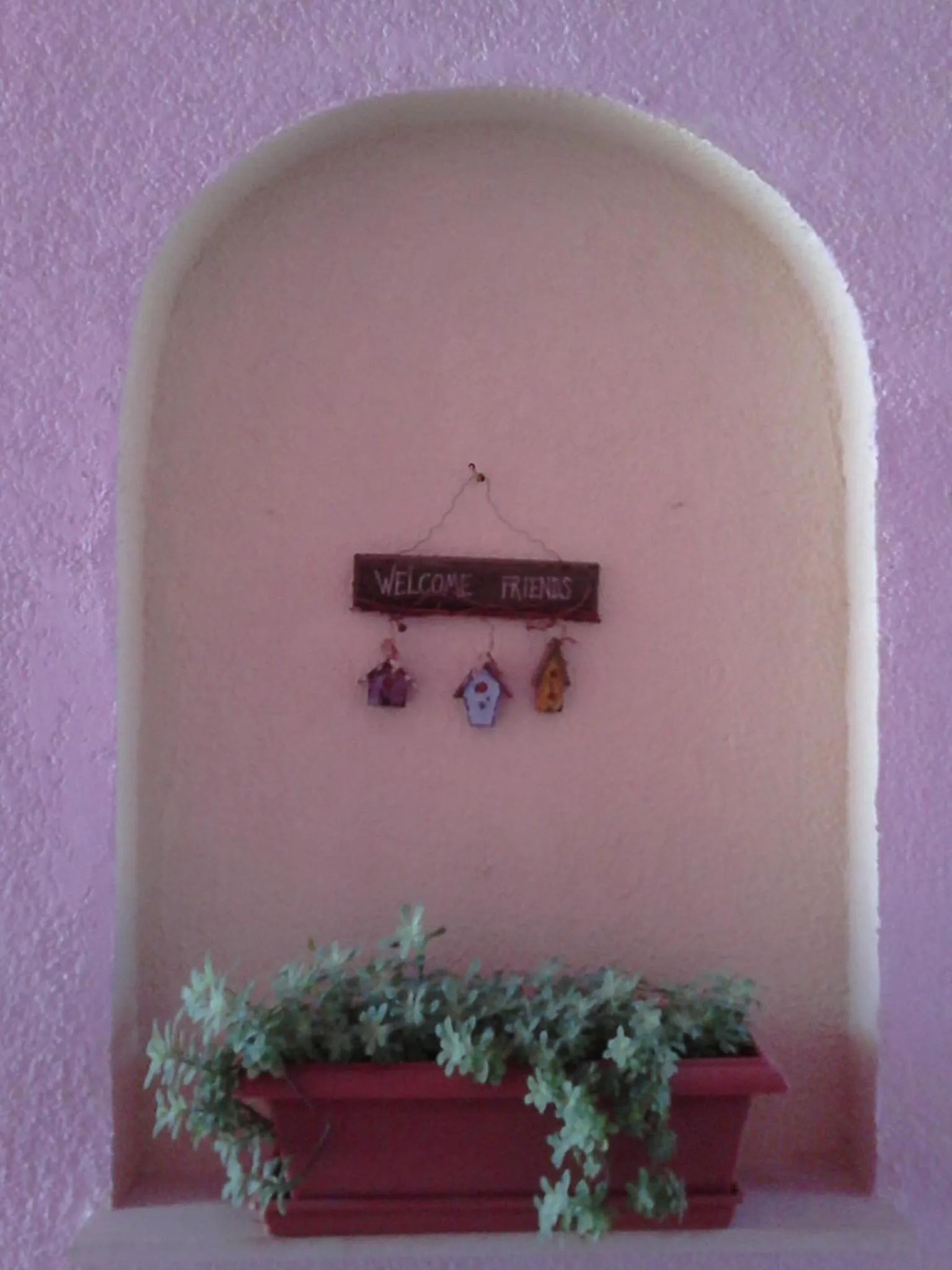 Decorative detail in Smaragda Hotel
