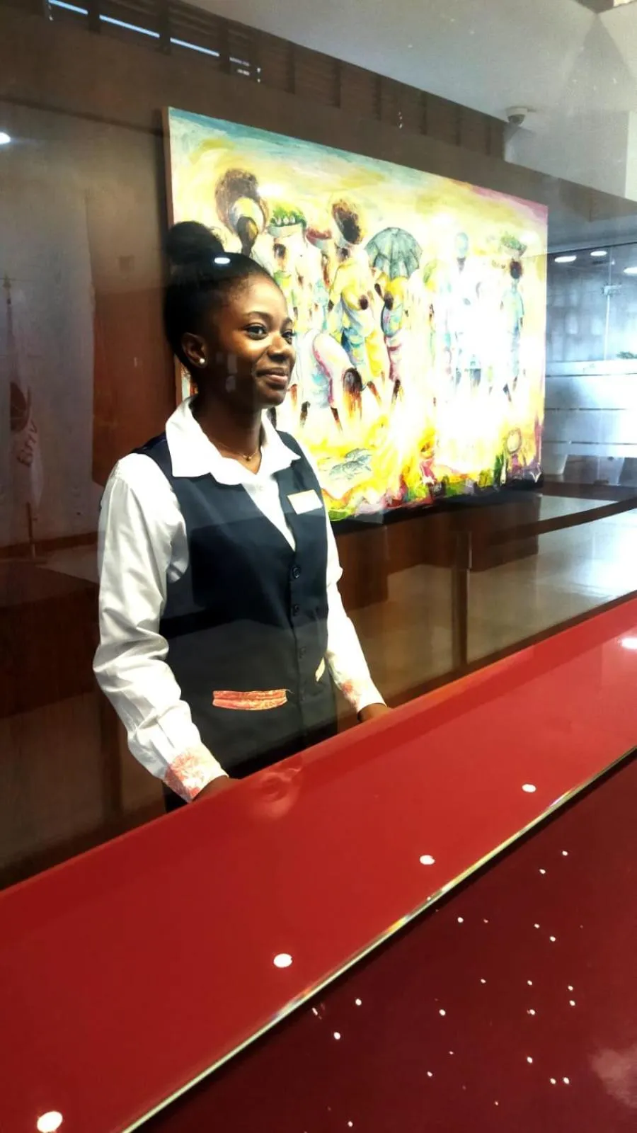 Staff in Skyna Hotel Luanda