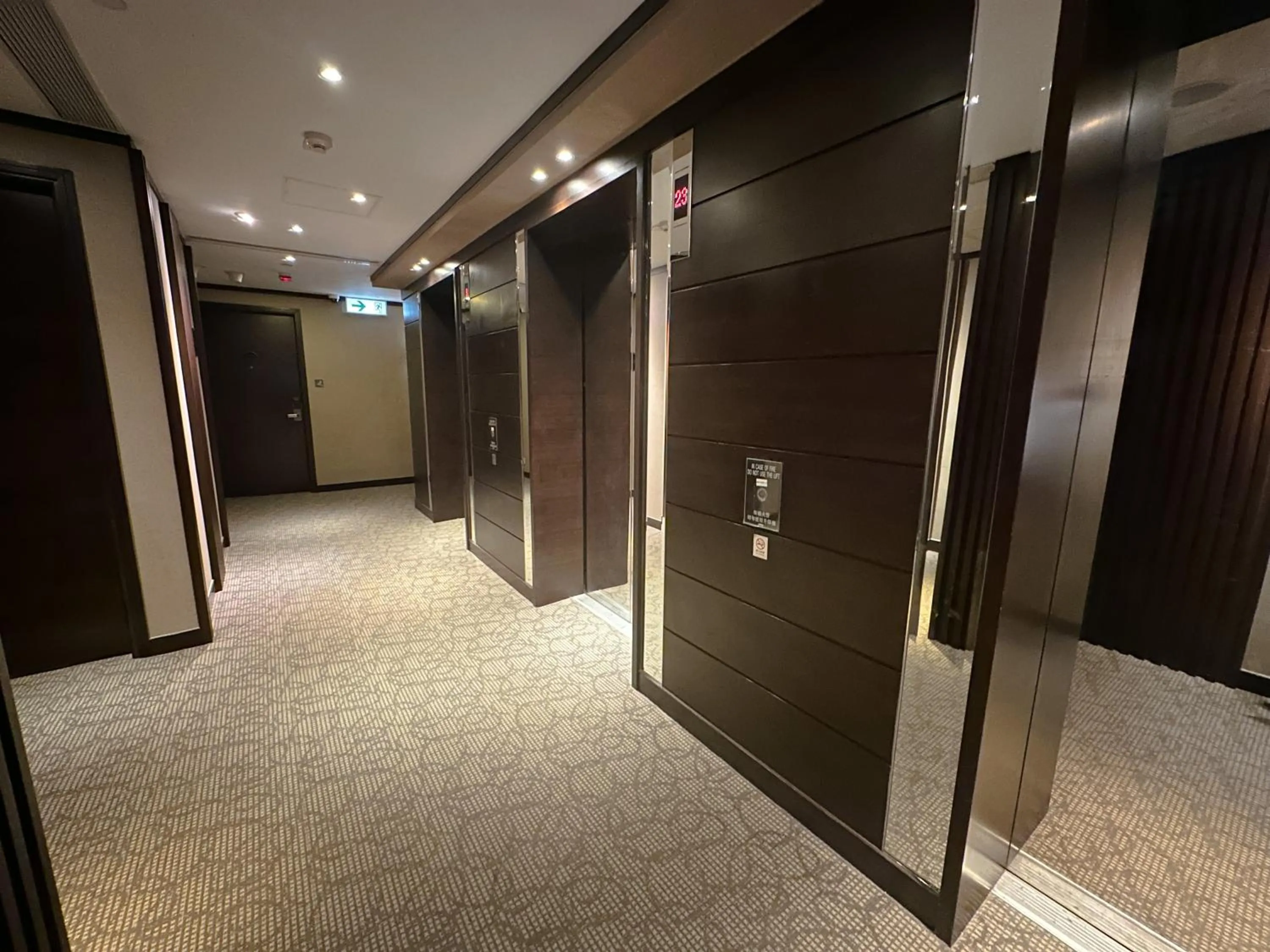 elevator in South Pacific Hotel