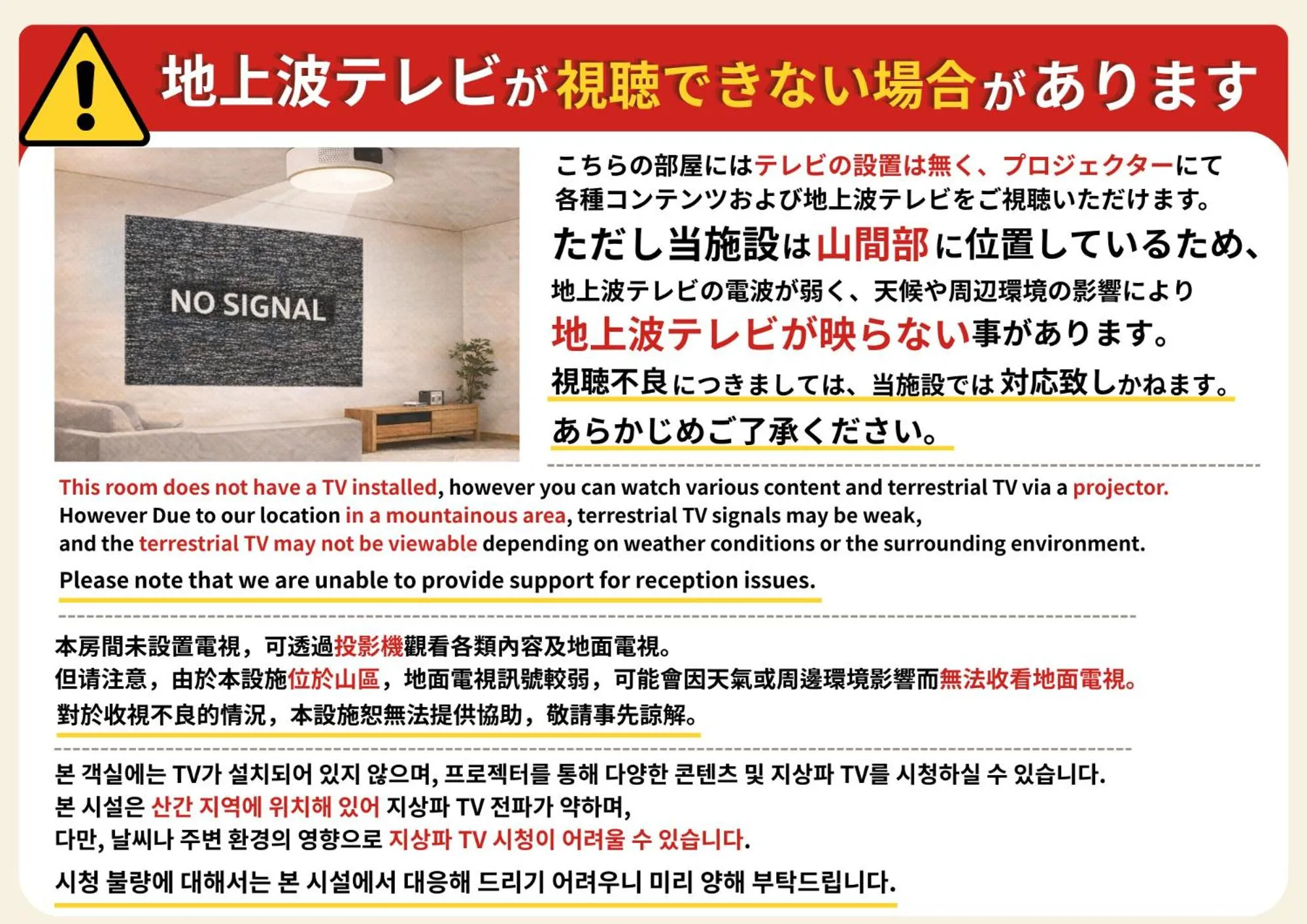 Text overlay in VILLA HAKONE STAGE