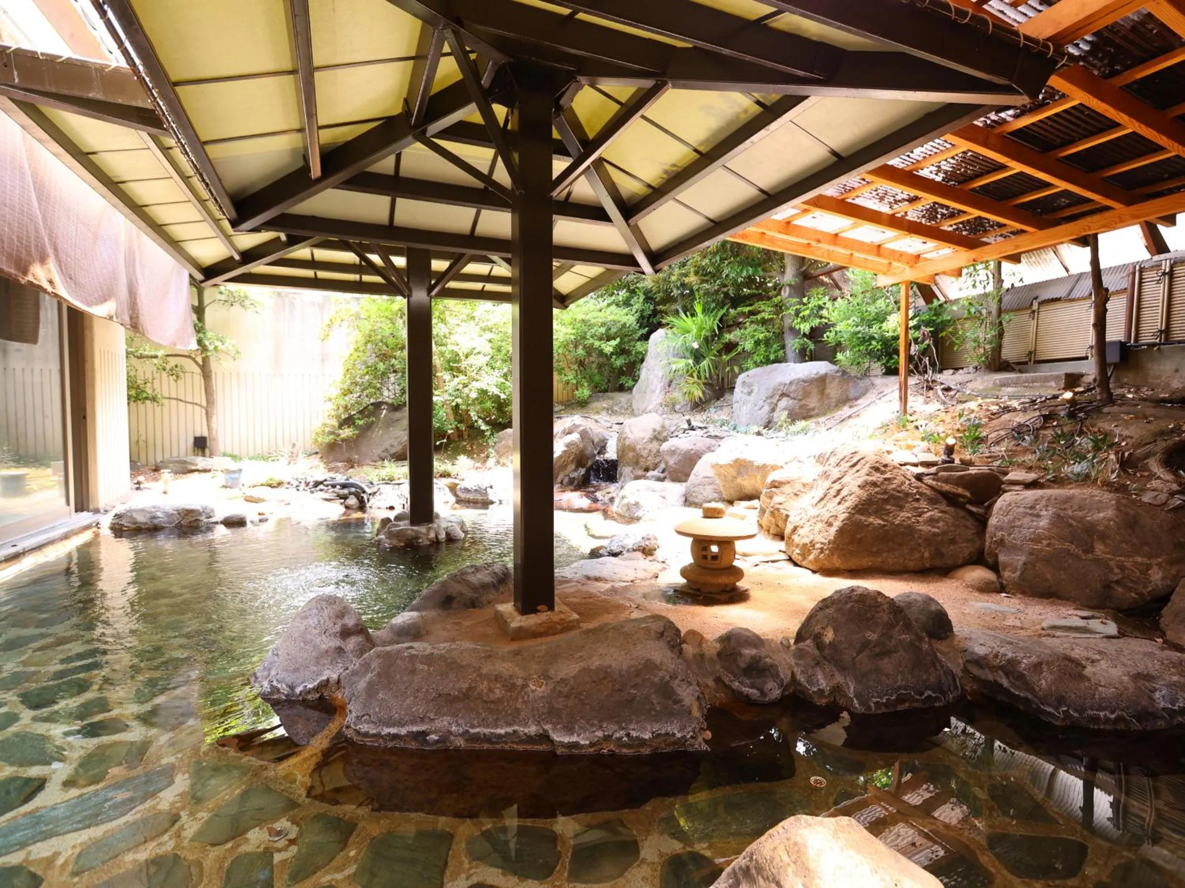 Hot Spring Bath in Hotel Fuji