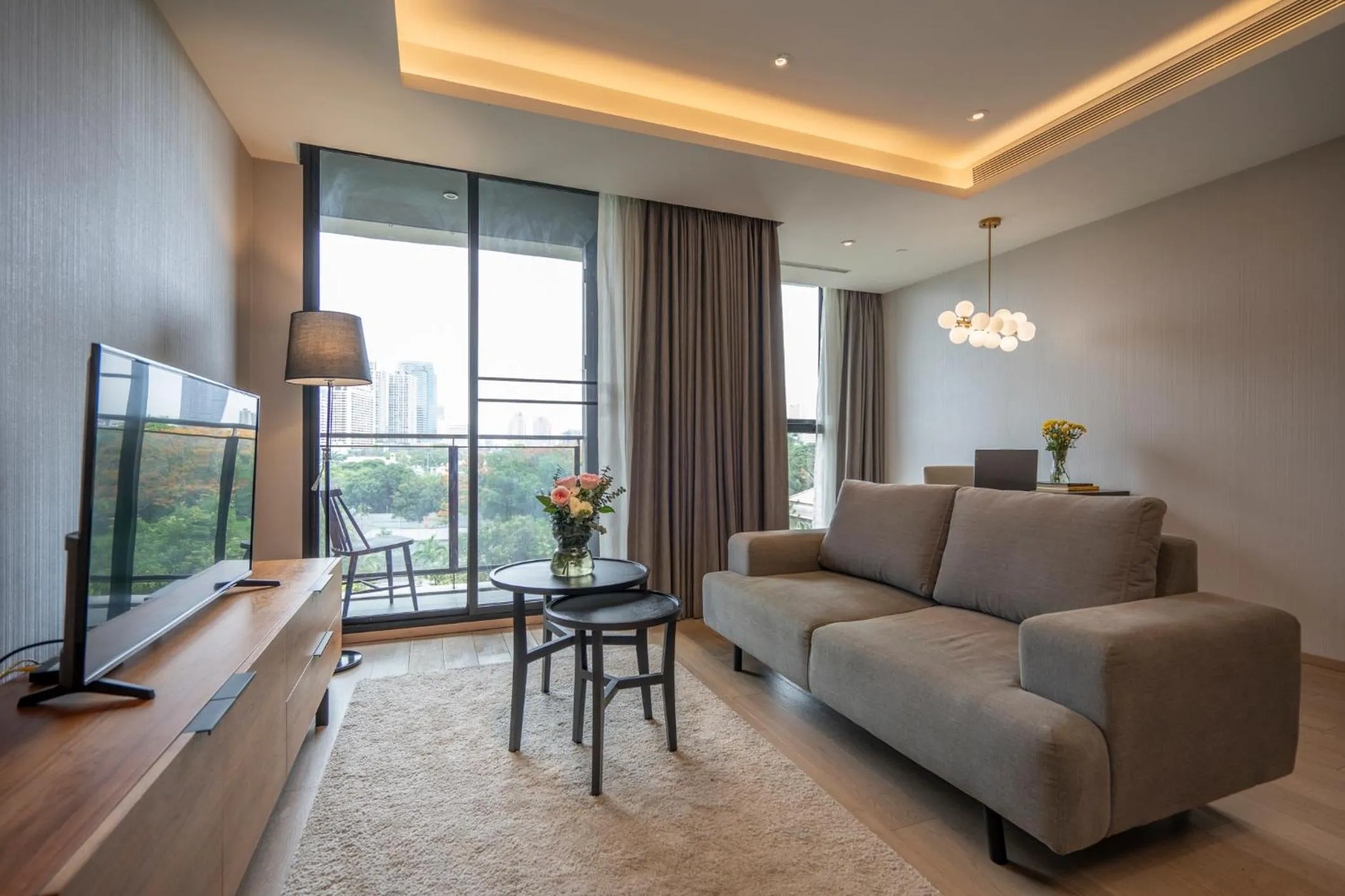 Inner courtyard view in Walton Suites Sukhumvit