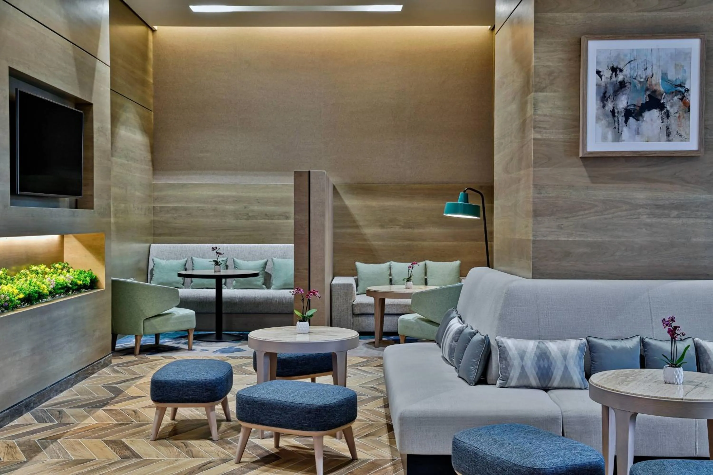 Lounge or bar in Courtyard by Marriott Riyadh Northern Ring Road