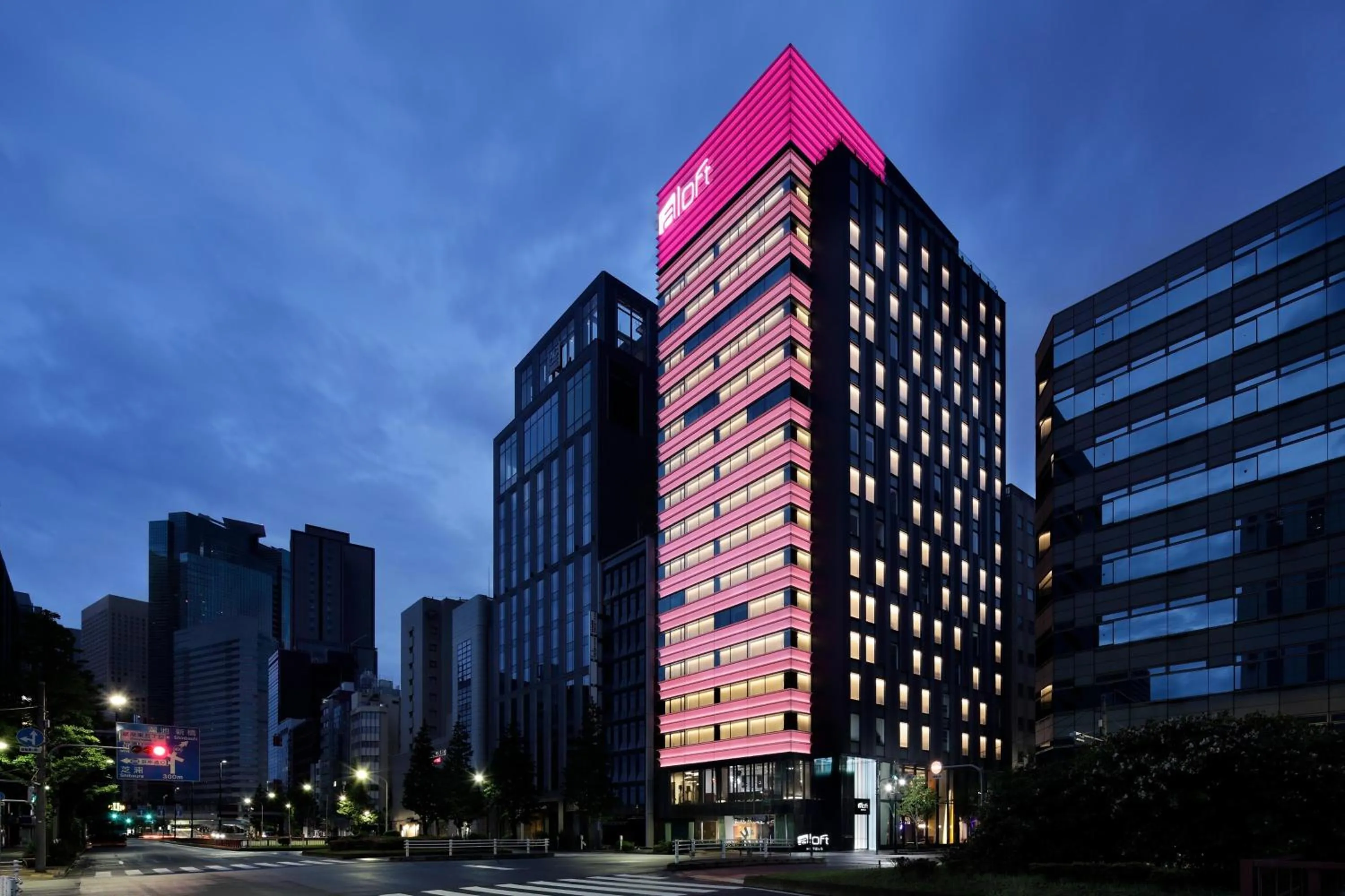 Property building in Aloft Tokyo Ginza