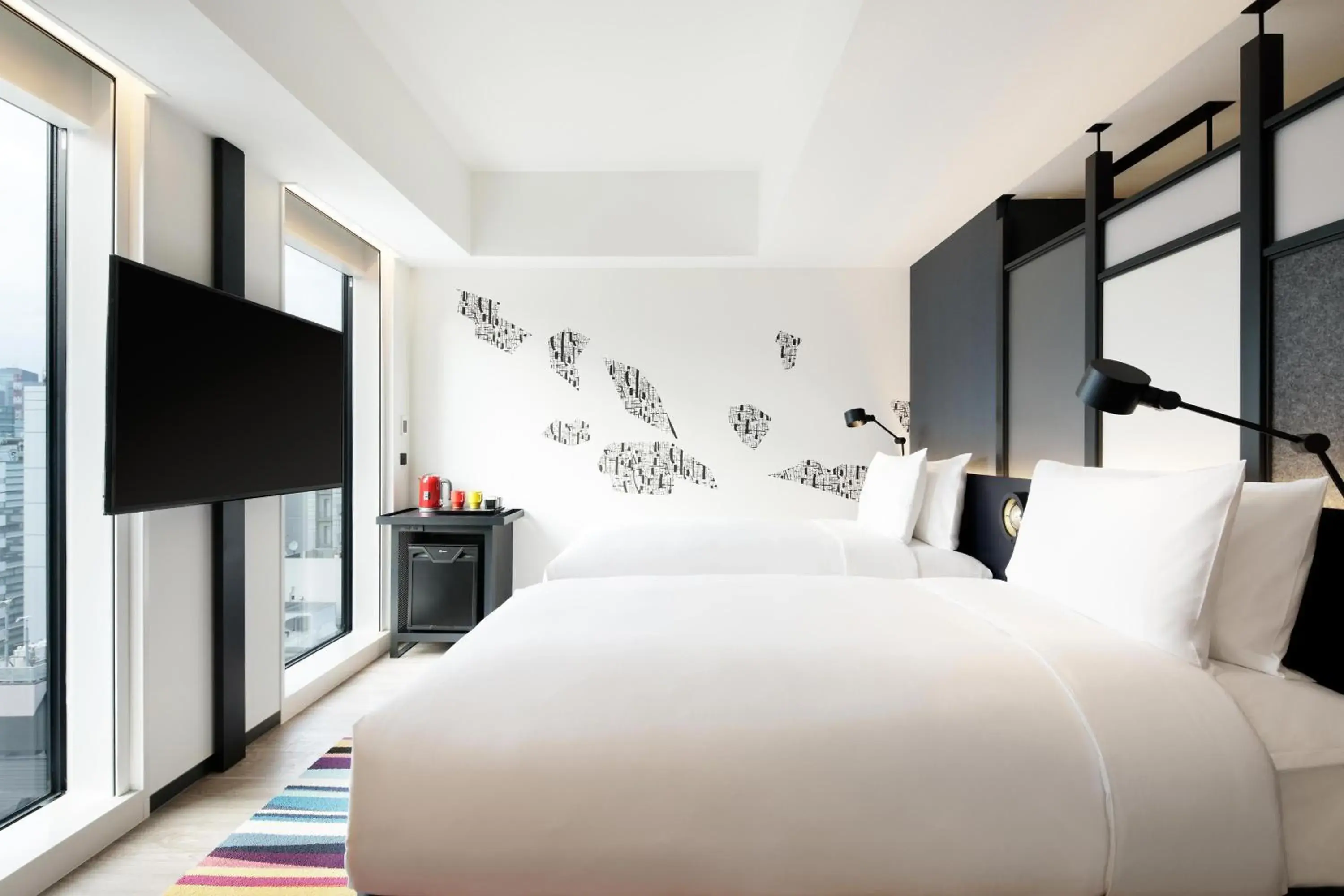 Savvy Twin, Guest room, 2 Twin/Single Bed(s) in Aloft Tokyo Ginza Savvy Twin, Guest room, 2 Twin/Single Bed(s) in Aloft Tokyo Ginza