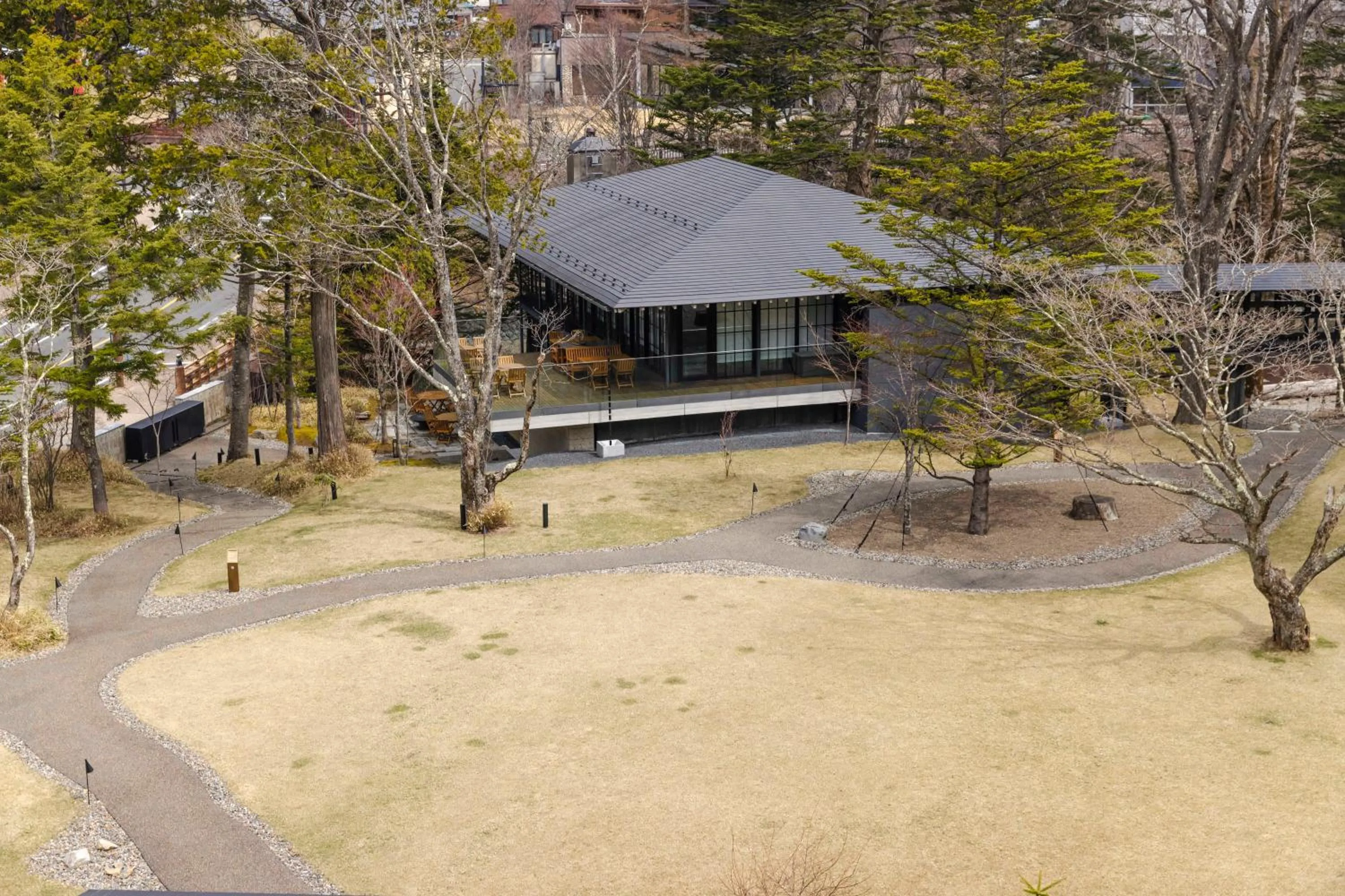Inner courtyard view in The Ritz-Carlton, Nikko