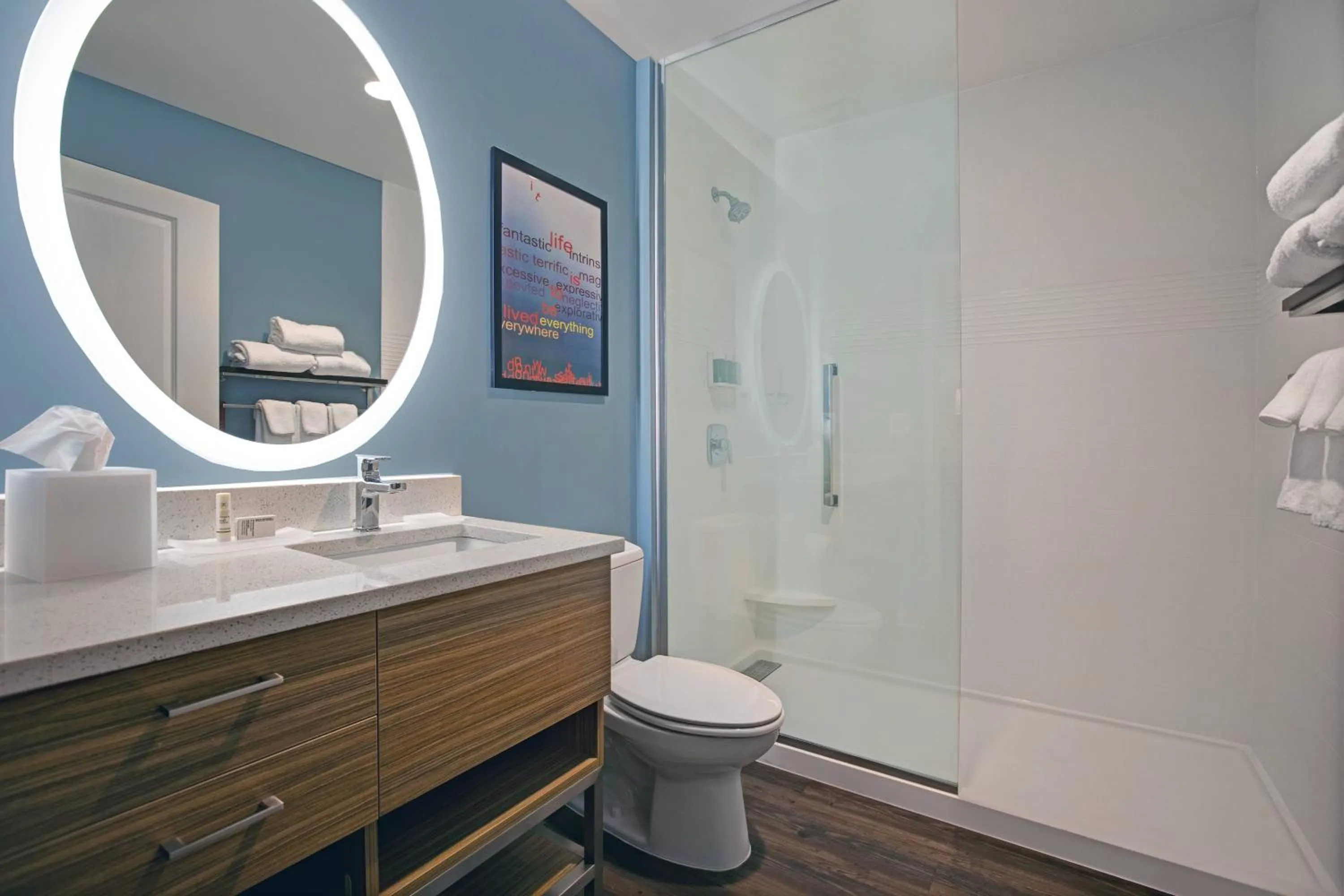 Bathroom in TownePlace Suites by Marriott Potomac Mills Woodbridge