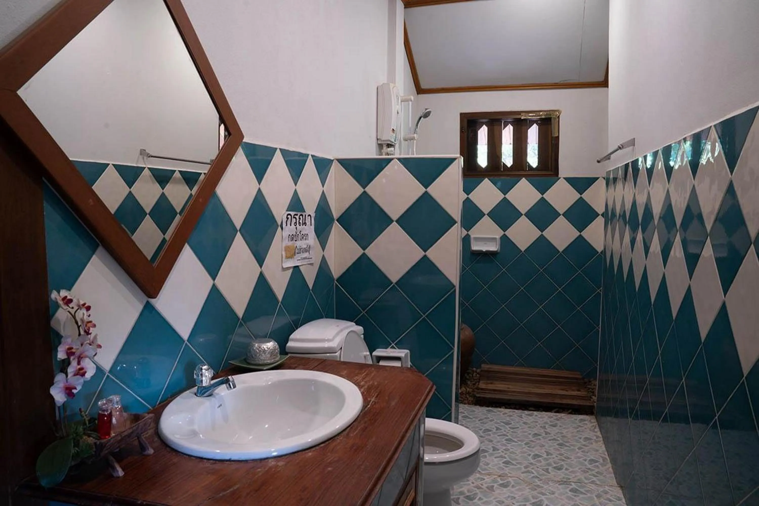 Bathroom in Bhupimarn Garden House